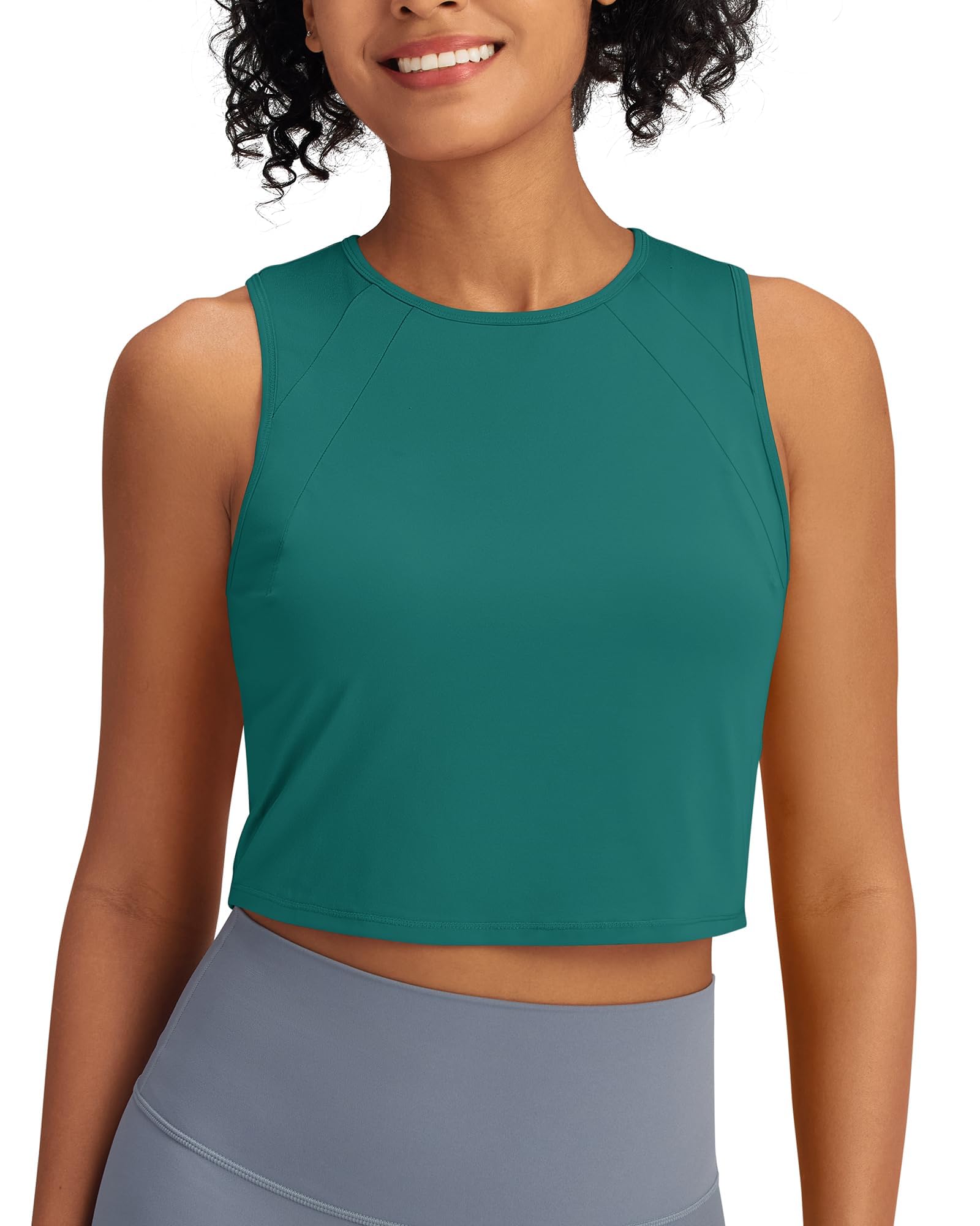 Activewear Collection | Women's Tank Top with 4-Way Stretch Fabric | Lightweight Racerback Design for Ultimate Comfort