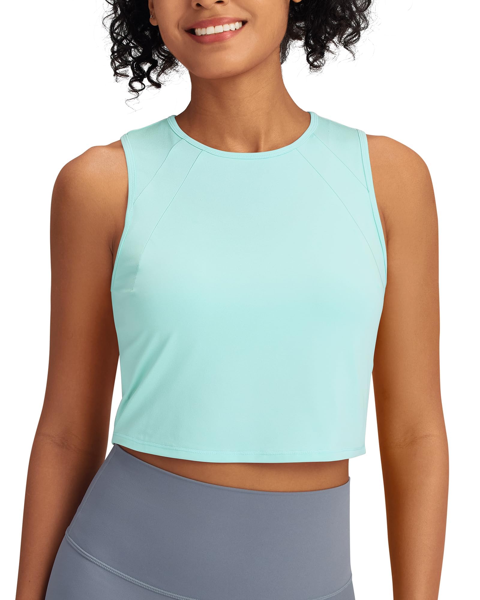 Activewear Collection | Women's Tank Top with 4-Way Stretch Fabric | Lightweight Racerback Design for Ultimate Comfort