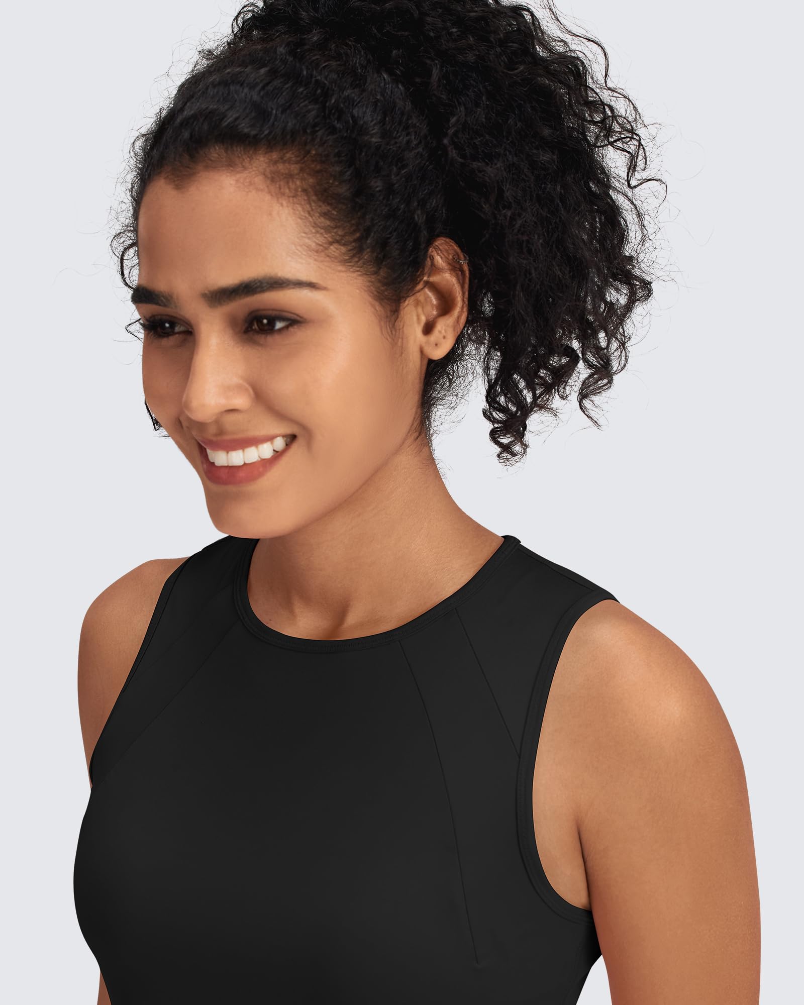 Activewear Collection | Women's Tank Top with 4-Way Stretch Fabric | Lightweight Racerback Design for Ultimate Comfort