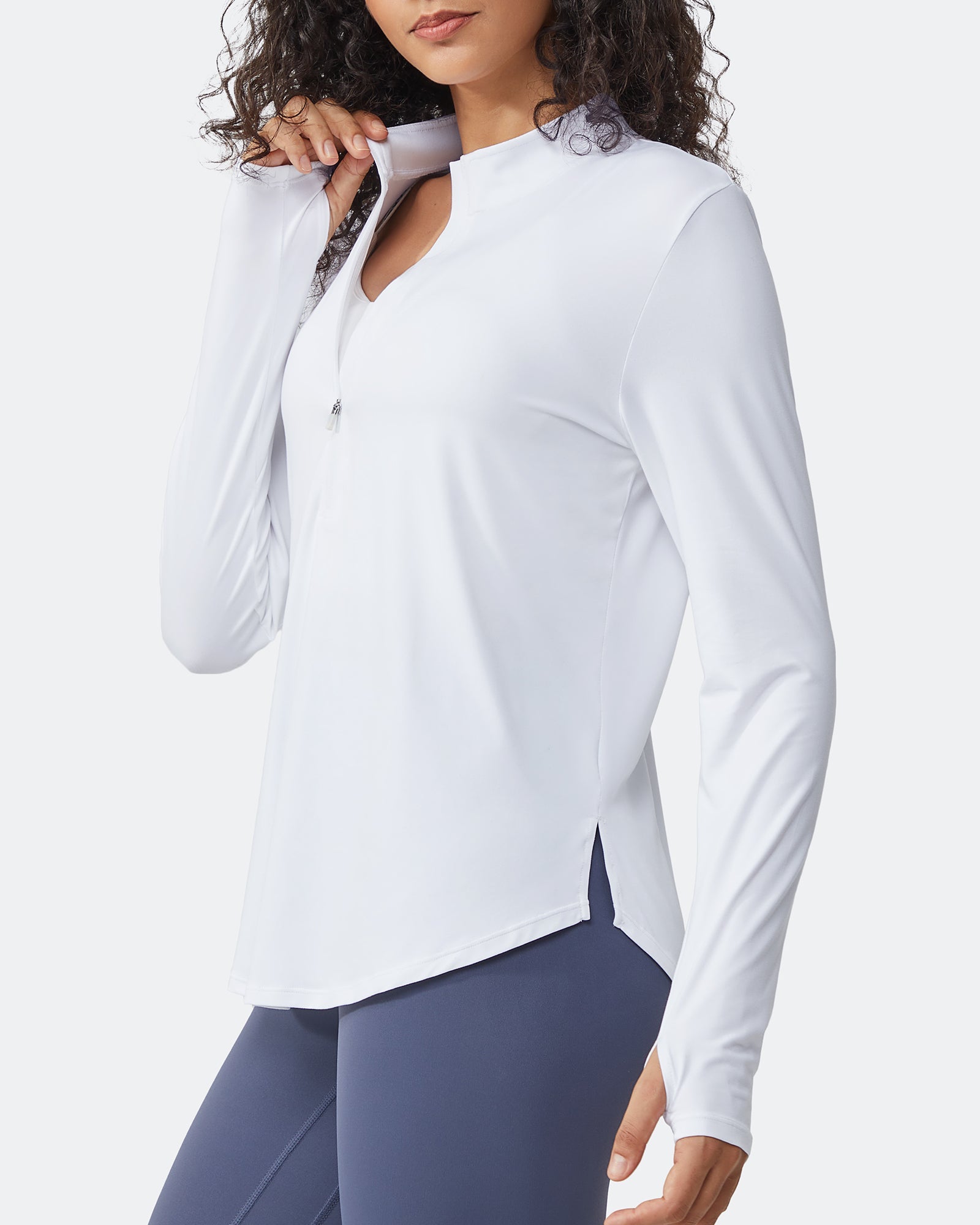 Activewear Essentials | Long Sleeve Workout Top with Quick-Dry Fabric | Breathable Design for Ultimate Sun Protection