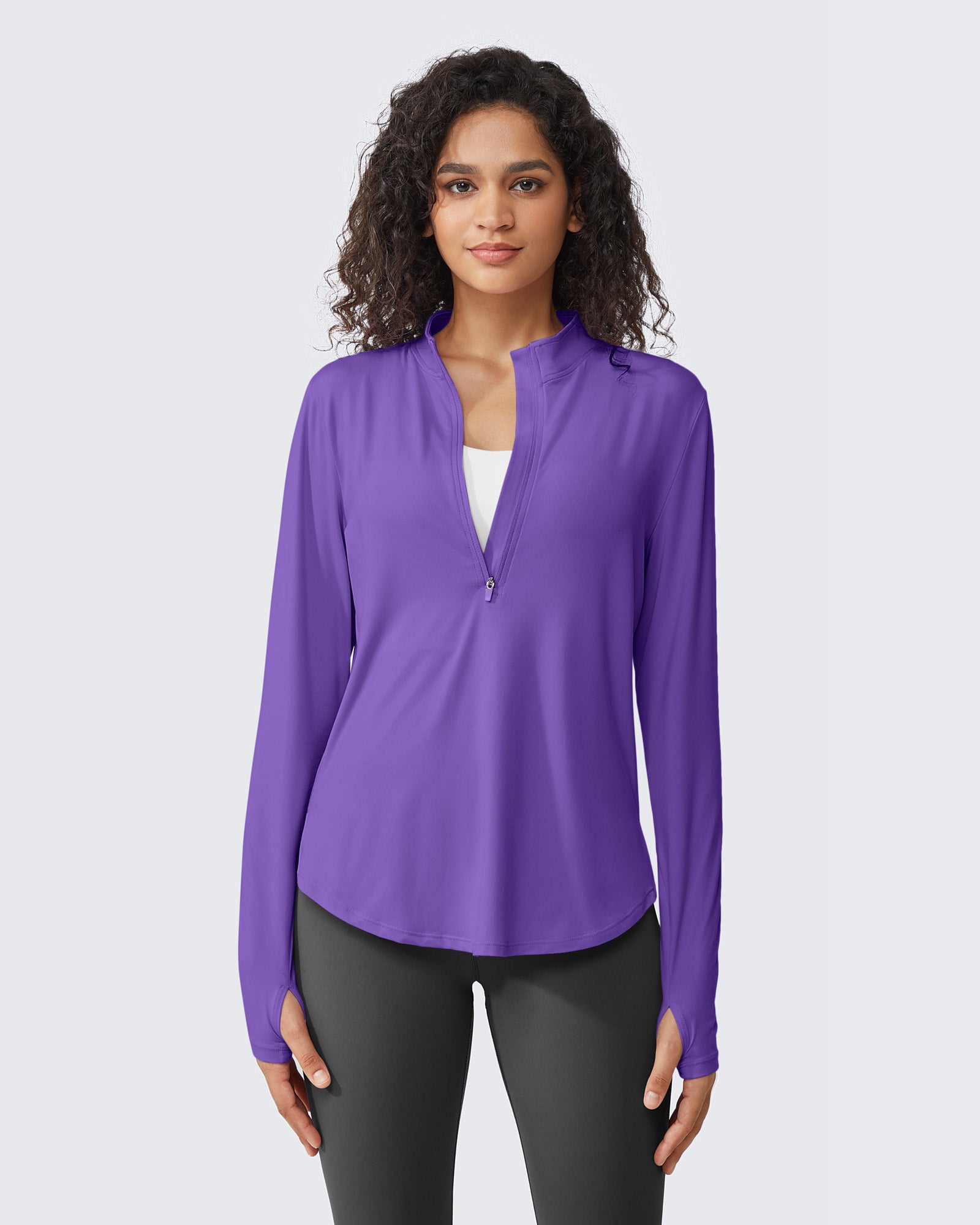 Activewear Essentials | Long Sleeve Workout Top with Quick-Dry Fabric | Breathable Design for Ultimate Sun Protection