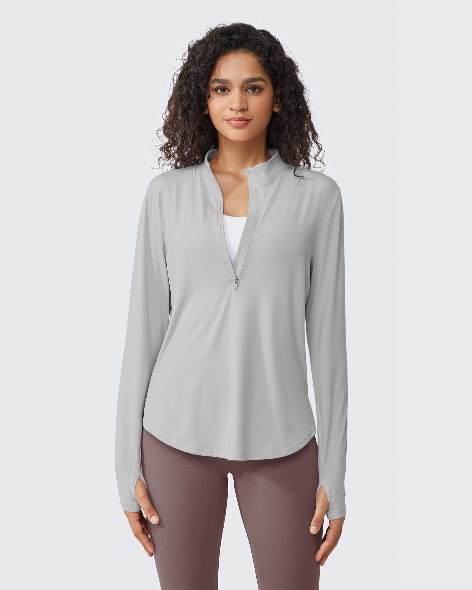 Activewear Essentials | Long Sleeve Workout Top with Quick-Dry Fabric | Breathable Design for Ultimate Sun Protection
