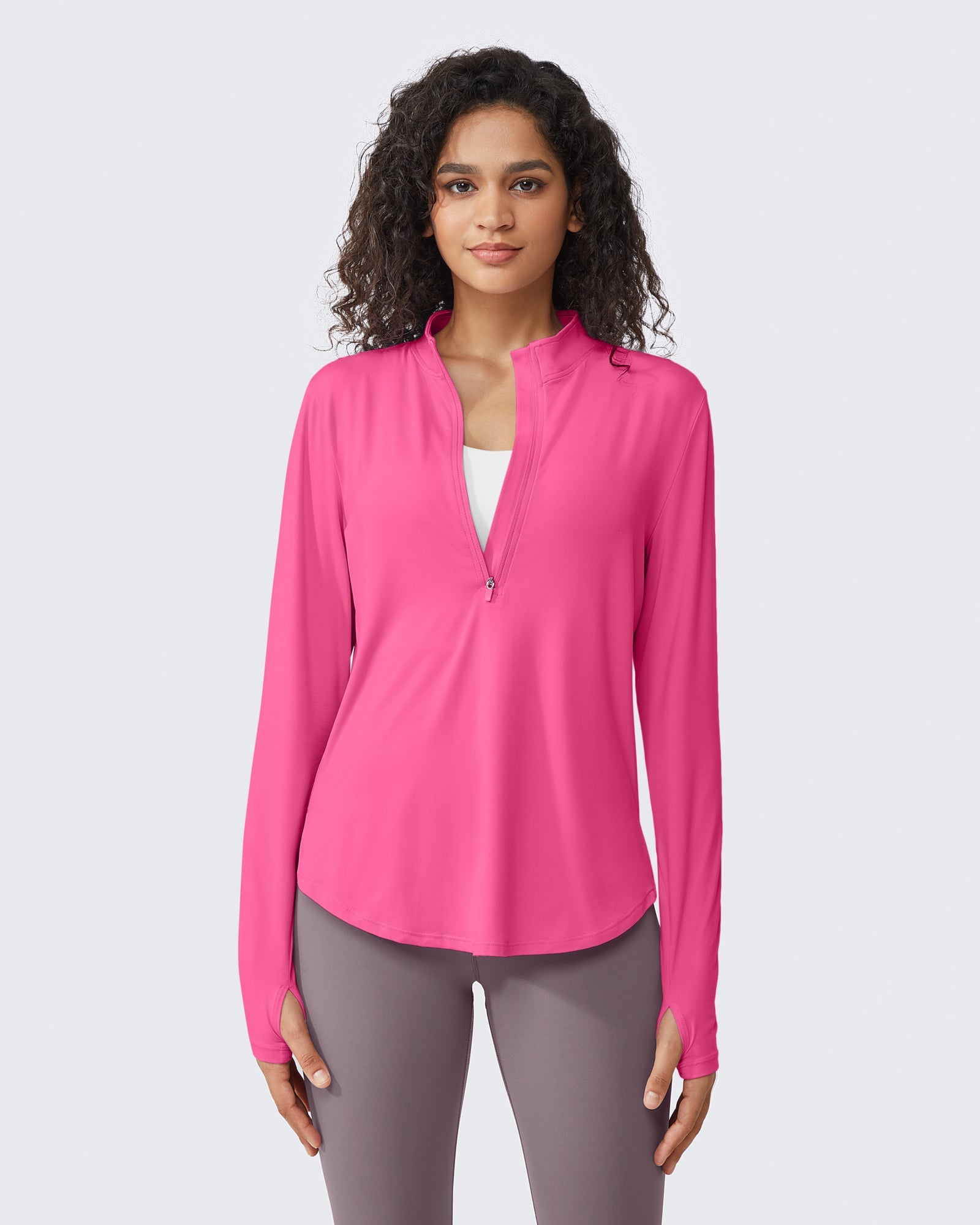 Activewear Essentials | Long Sleeve Workout Top with Quick-Dry Fabric | Breathable Design for Ultimate Sun Protection