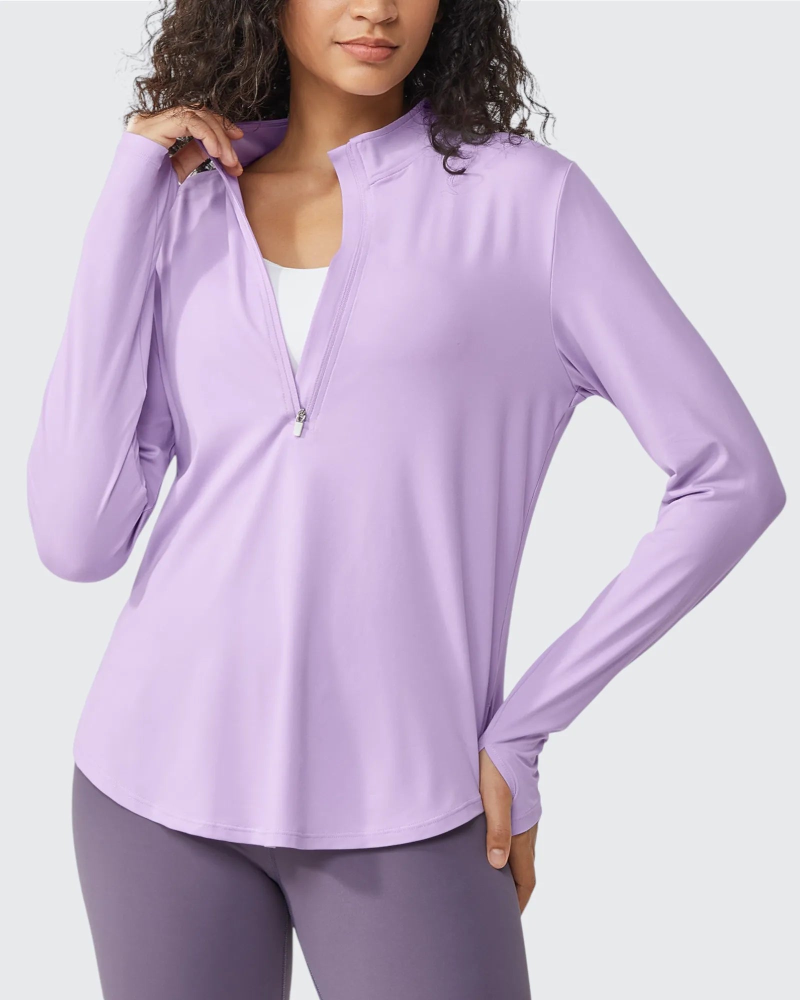 Activewear Essentials | Long Sleeve Workout Top with Quick-Dry Fabric | Breathable Design for Ultimate Sun Protection