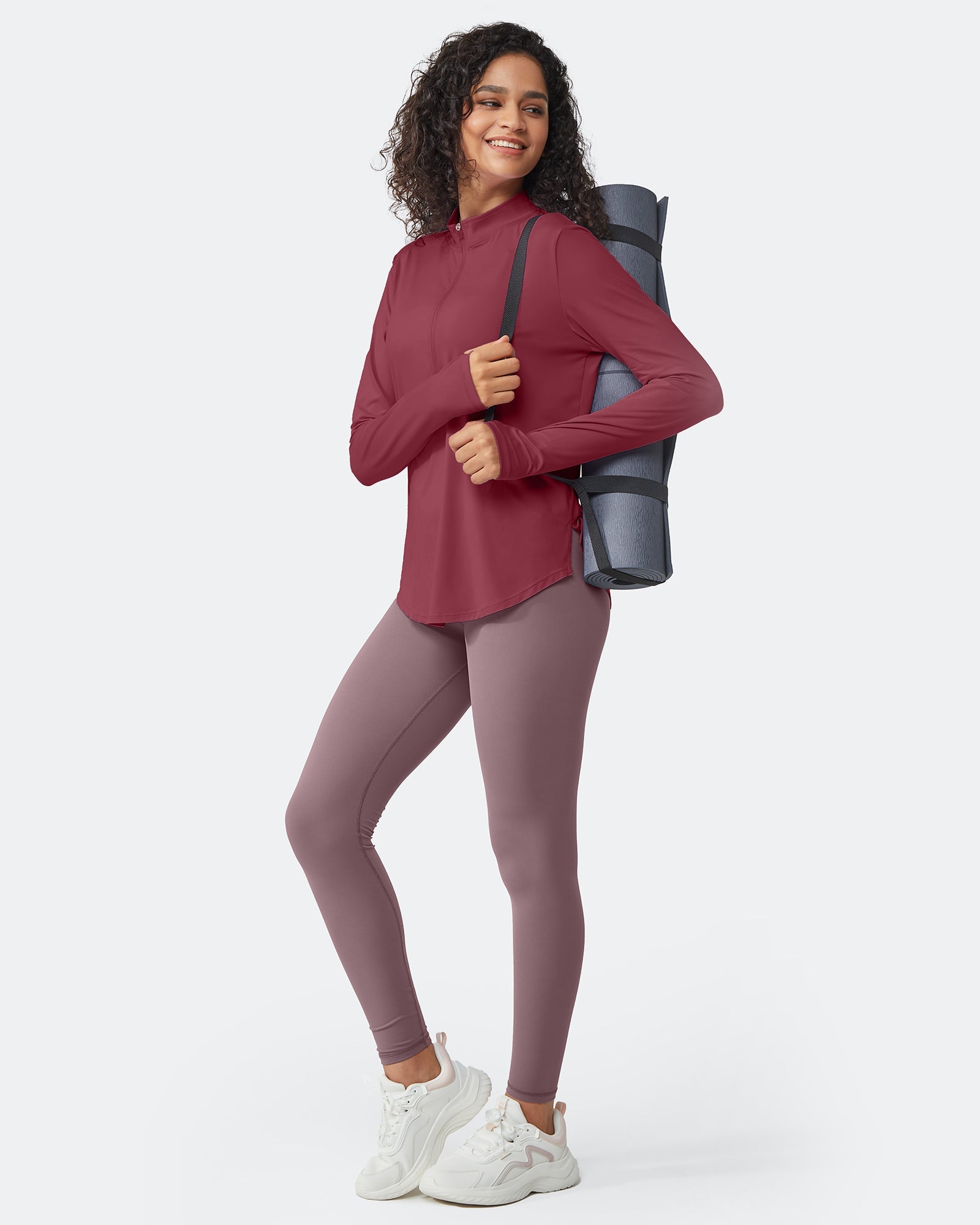 Activewear Essentials | Long Sleeve Workout Top with Quick-Dry Fabric | Breathable Design for Ultimate Sun Protection