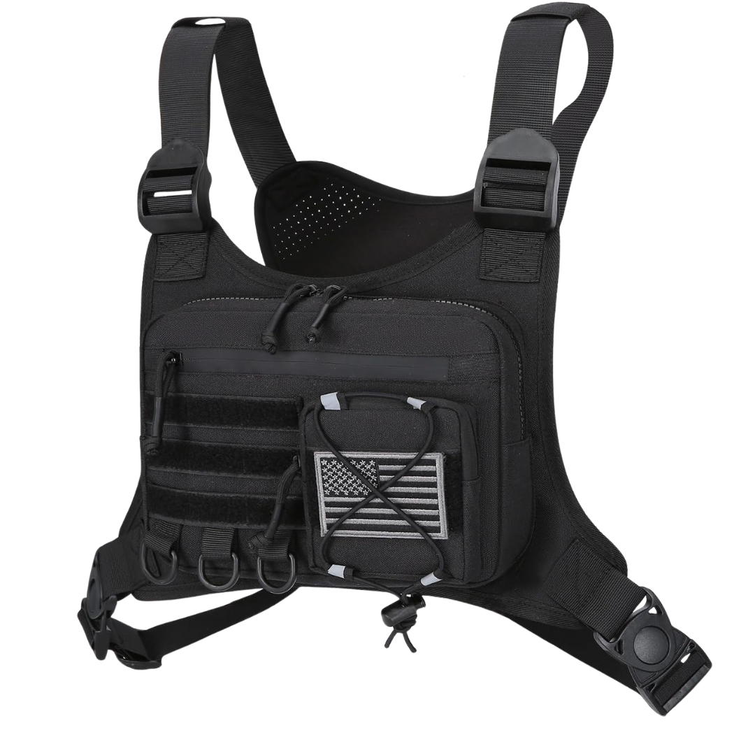 Adventure Gear | Outdoor Bag with Adjustable Straps & Water-Resistant Design | Compact Chest Pack for Active Lifestyles