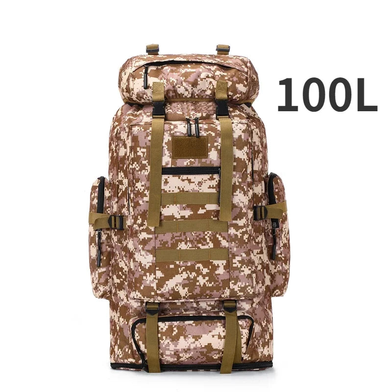 Adventure Gear | Travel Backpack with 80L Capacity & Multiple Compartments | Durable Outdoor Bag for Hiking and Camping