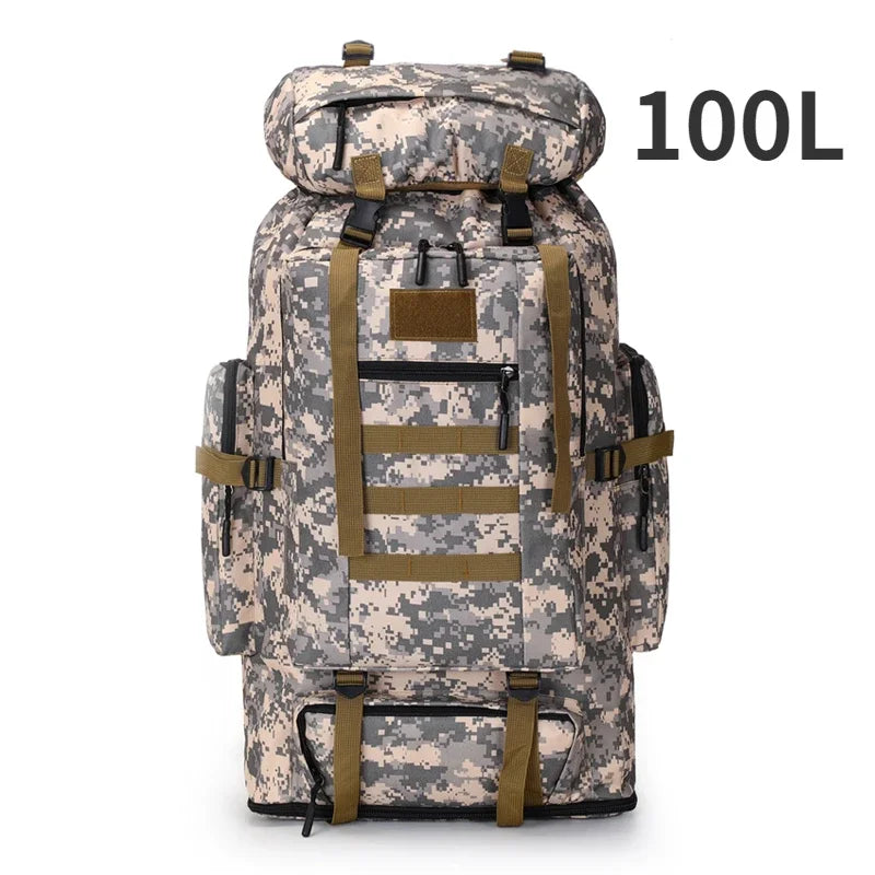 Adventure Gear | Travel Backpack with 80L Capacity & Multiple Compartments | Durable Outdoor Bag for Hiking and Camping