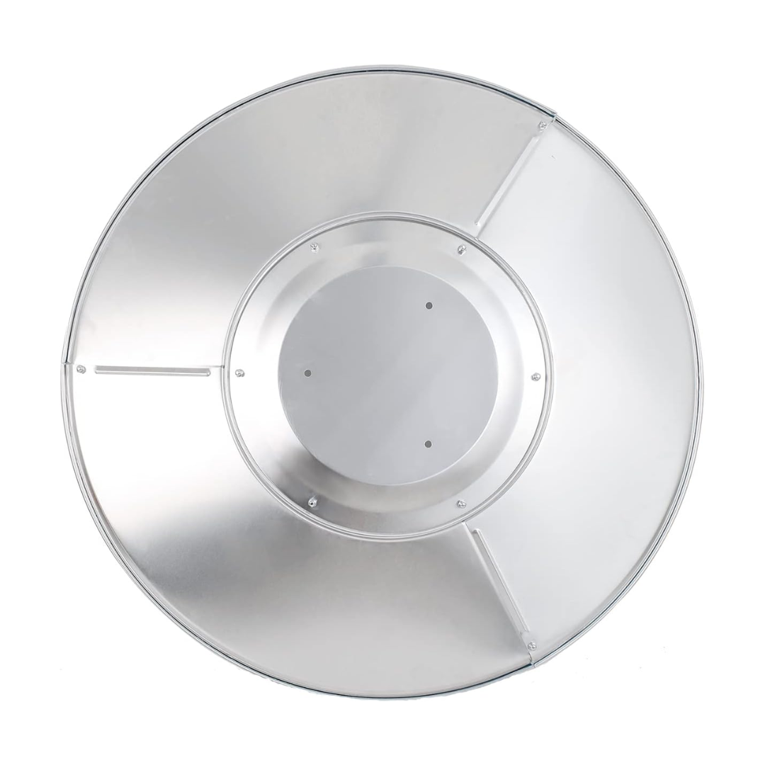 Aluminum Reflector Shield | 33-Inch Outdoor Heating Accessory with Wide Coverage | Durable Design for Patios and Gardens