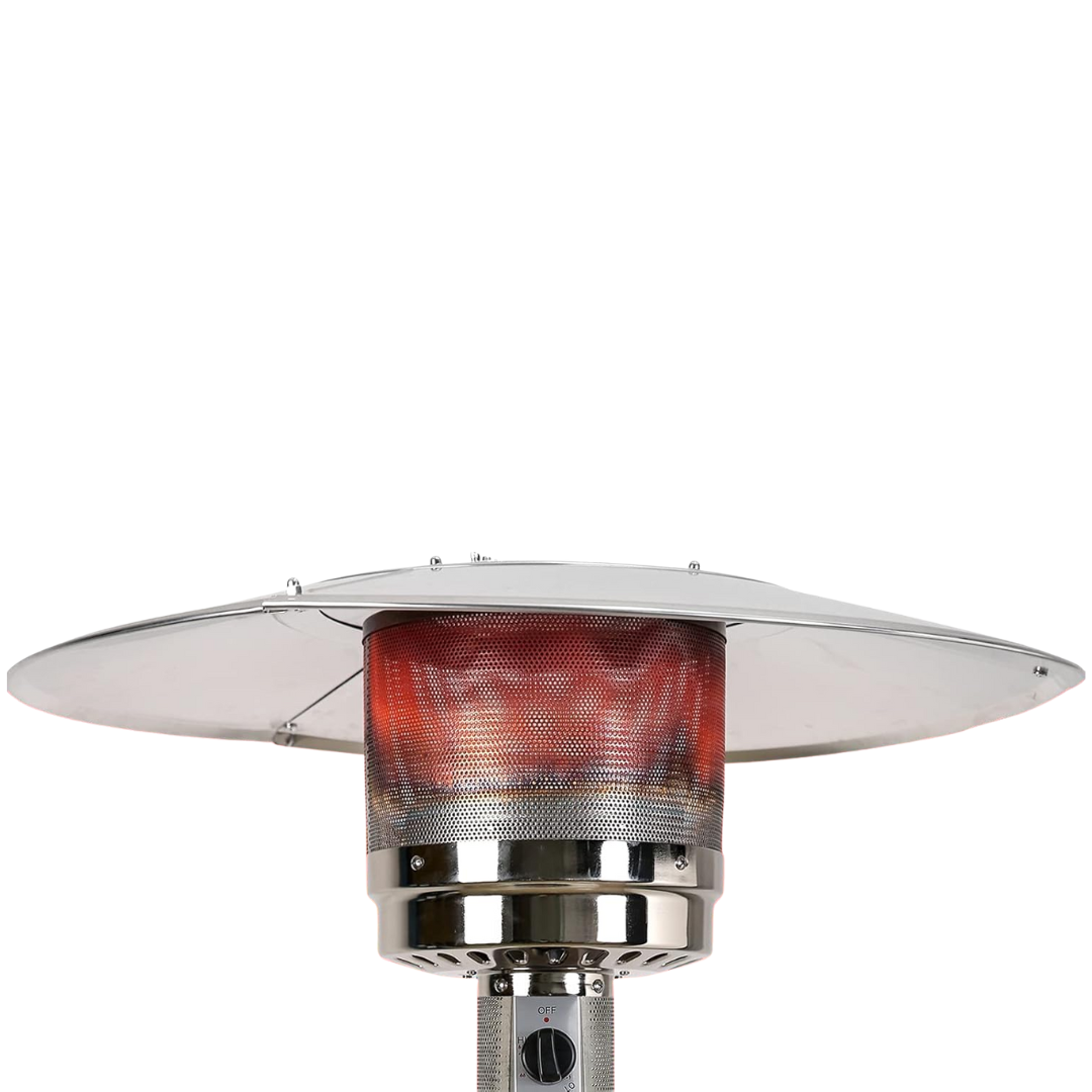 Aluminum Reflector Shield | 33-Inch Outdoor Heating Accessory with Wide Coverage | Durable Design for Patios and Gardens