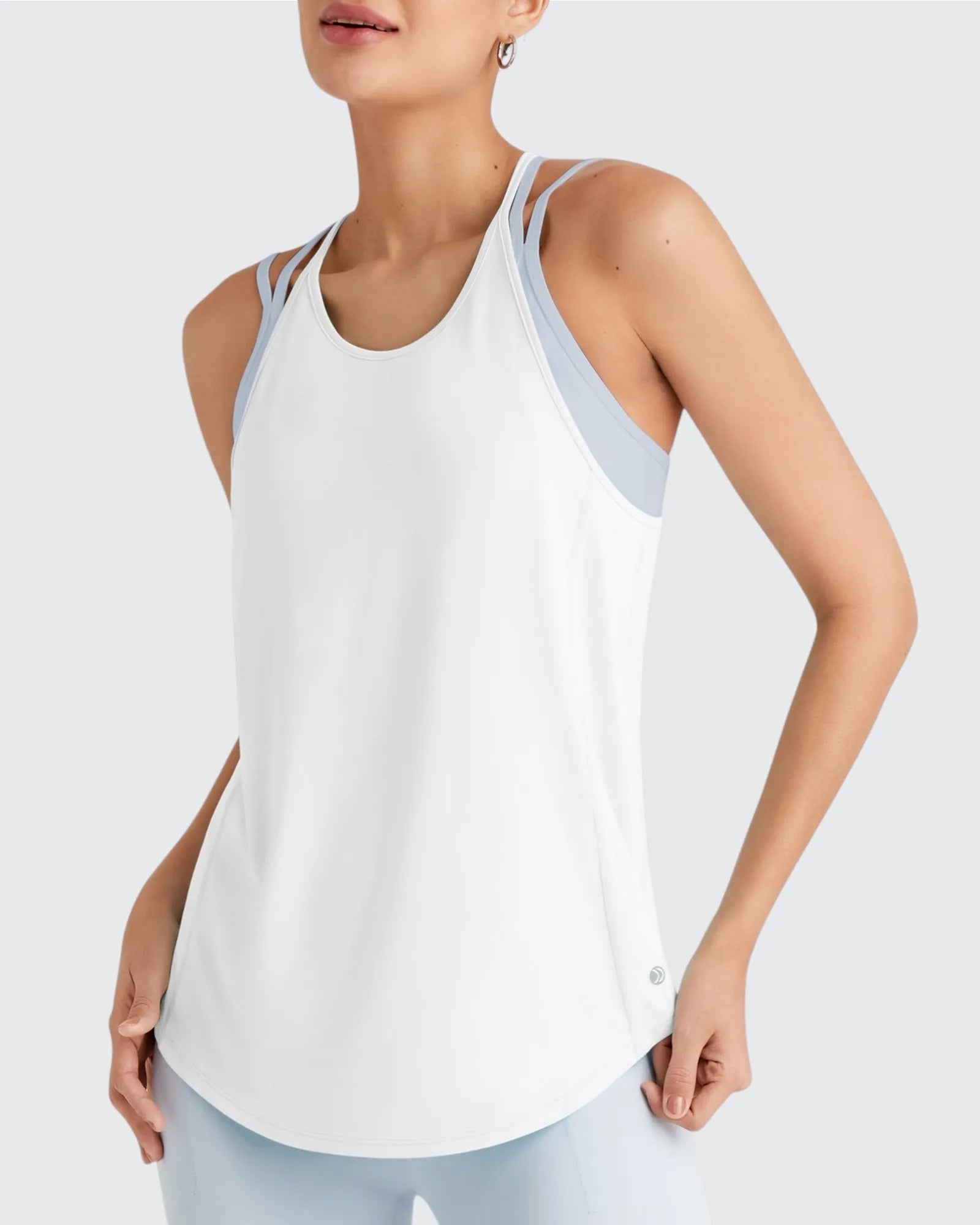 Athletic Sleeveless Tank Top | Moisture-Wicking Fabric for Ultimate Comfort | Quick Dry Design for Enhanced Performance