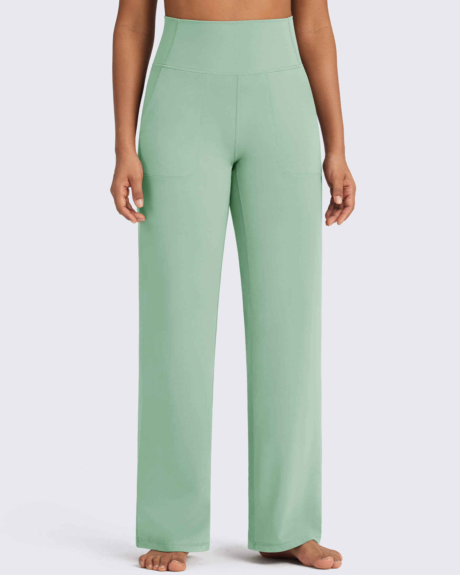 BareFeel | High-Waist Wide Leg Pants for Women with Seamless Design | Sculpting Fit for Comfort and Style