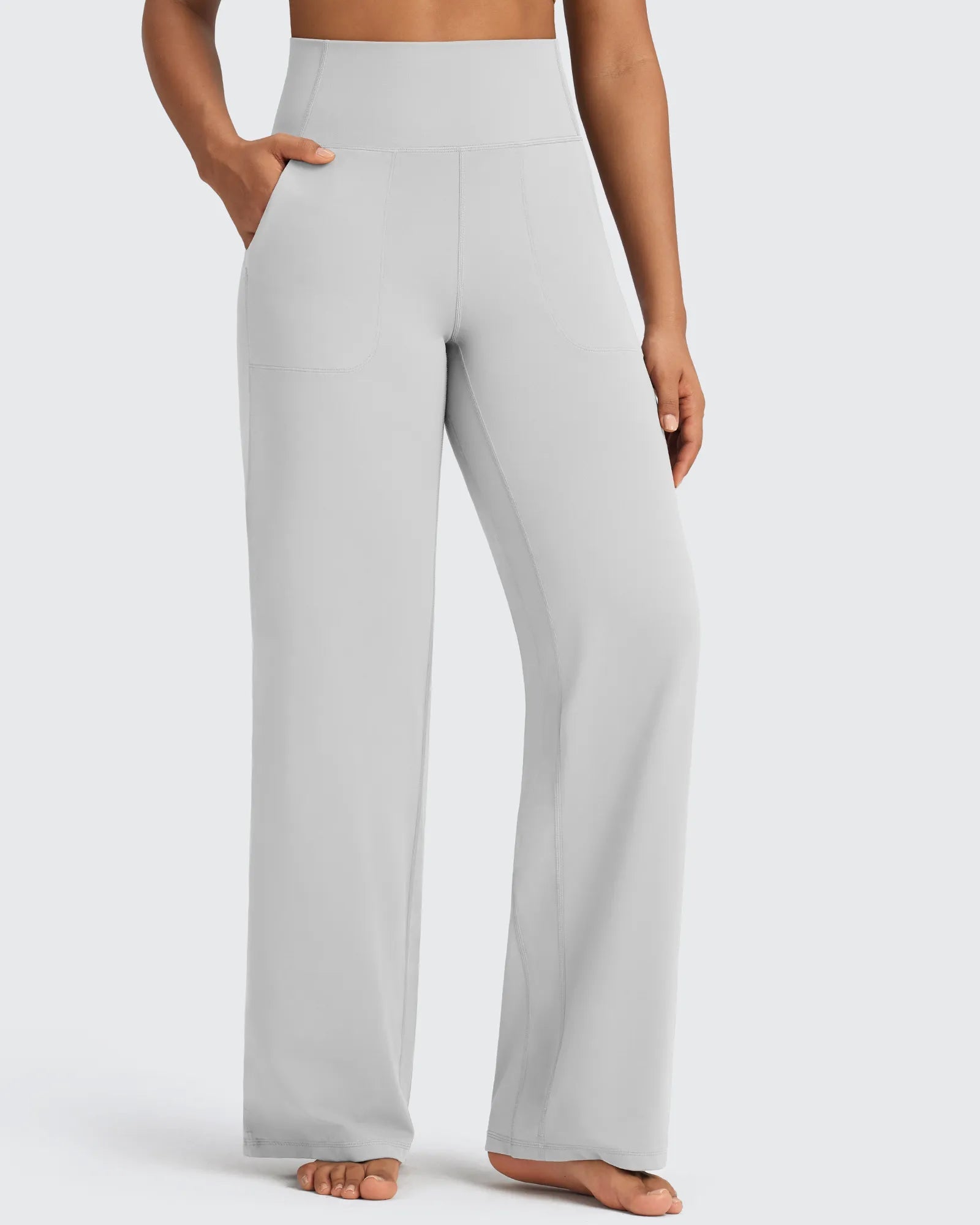 BareFeel | High-Waist Wide Leg Pants for Women with Seamless Design | Sculpting Fit for Comfort and Style