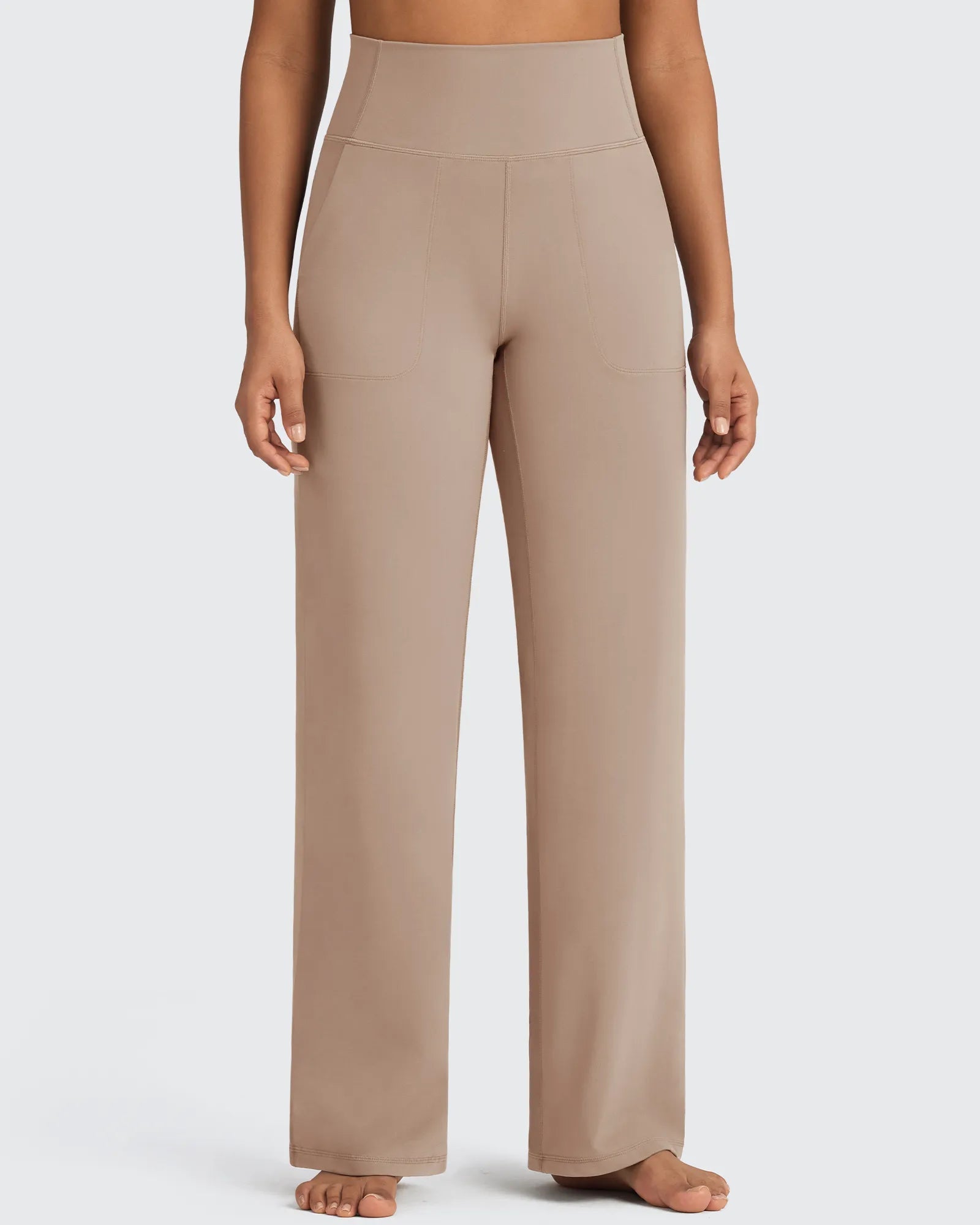 BareFeel | High-Waist Wide Leg Pants for Women with Seamless Design | Sculpting Fit for Comfort and Style