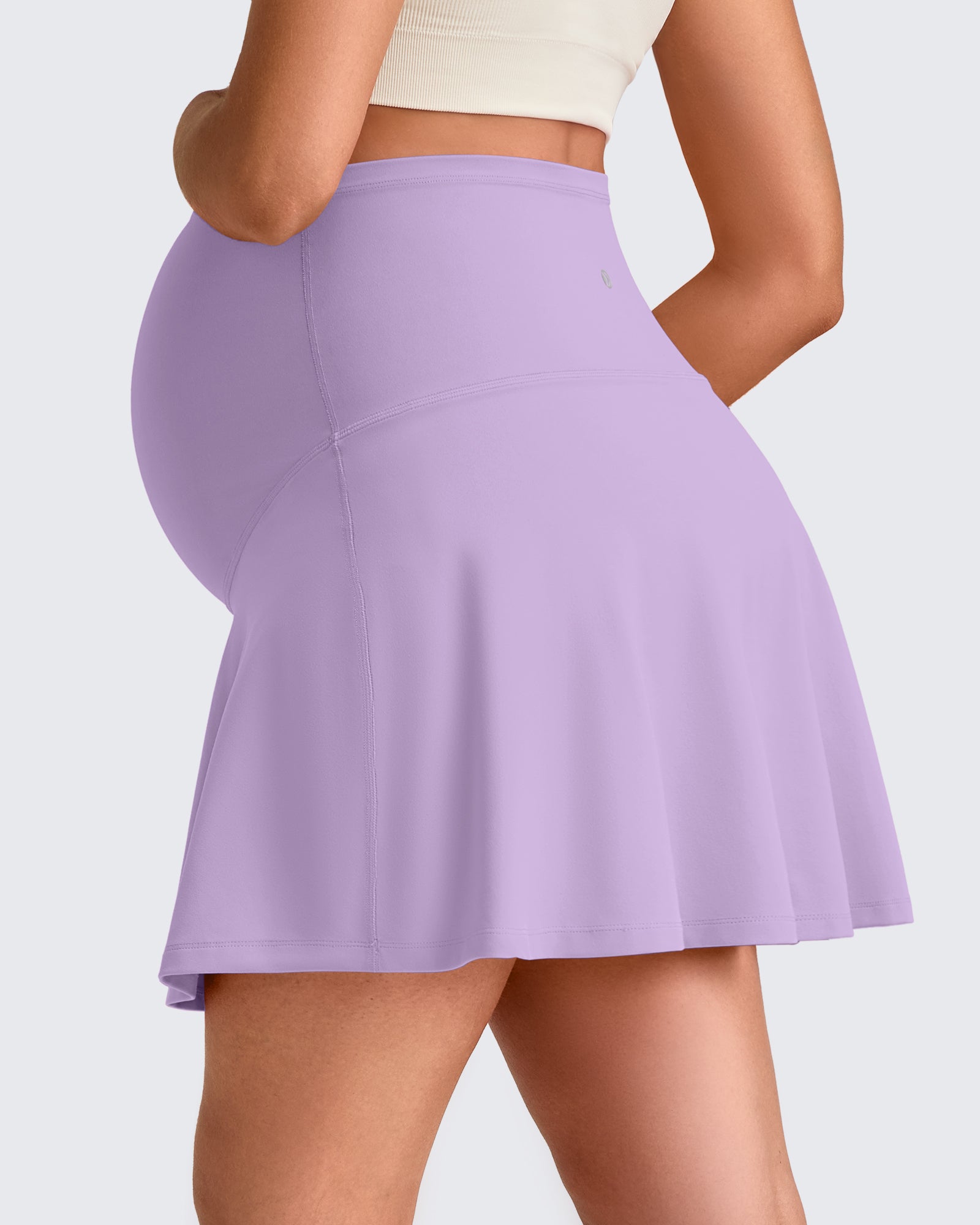 BareFeel | Maternity Skirt with One Pocket & Lightweight Fabric | Comfortable Design for Active Moms