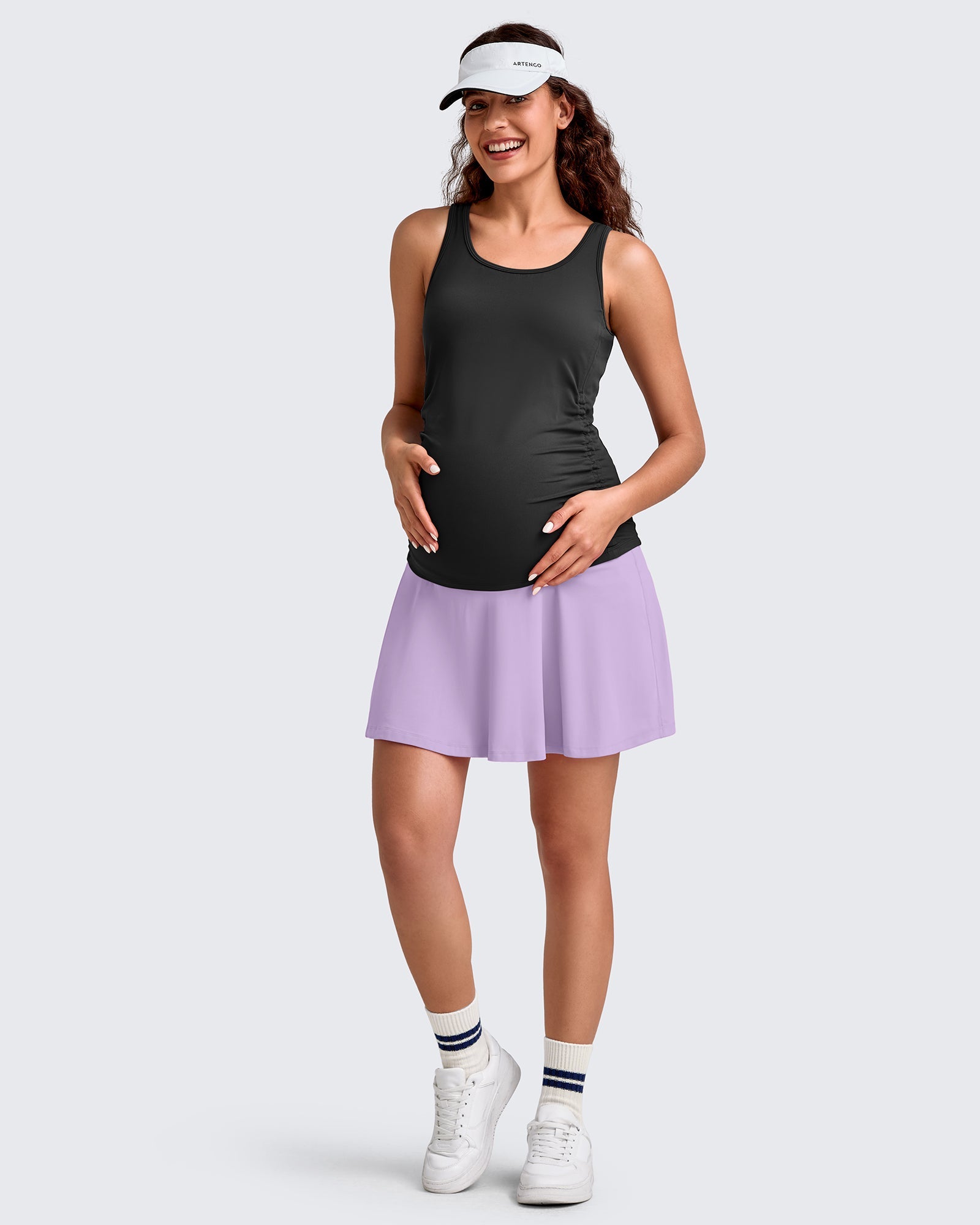 BareFeel | Maternity Skirt with One Pocket & Lightweight Fabric | Comfortable Design for Active Moms