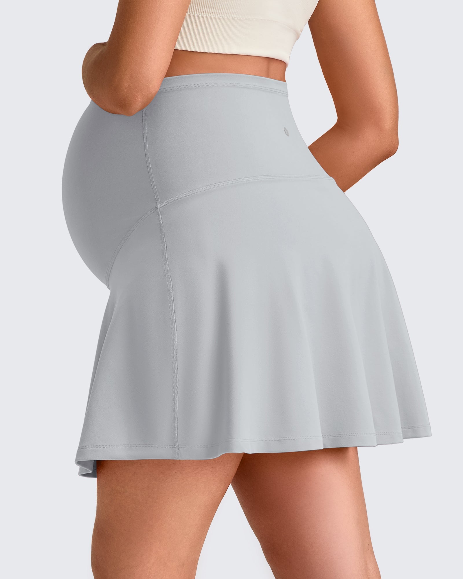 BareFeel | Maternity Skirt with One Pocket & Lightweight Fabric | Comfortable Design for Active Moms