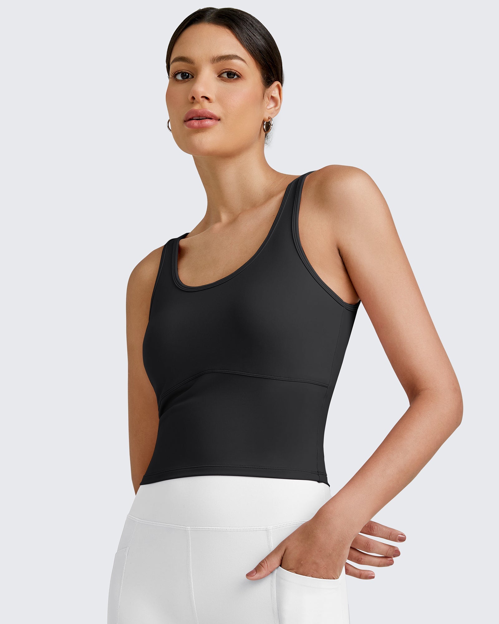 BareFeel | Women's Tank Top with Built-in Bra | Soft Fabric for Yoga and Leisure