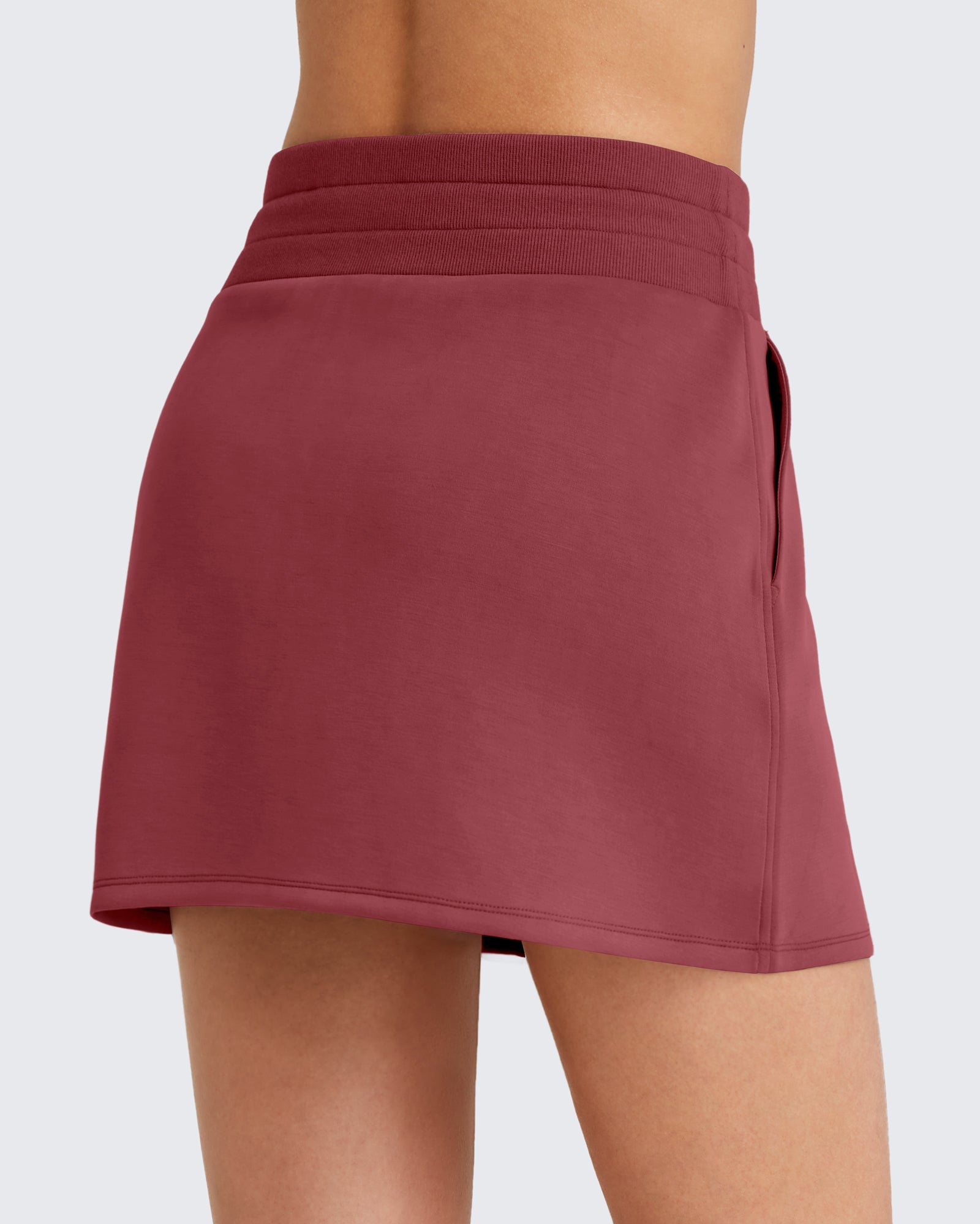 Casual Drawstring Sweat Skirt with High Waistband | Comfortable Fit for Everyday Wear