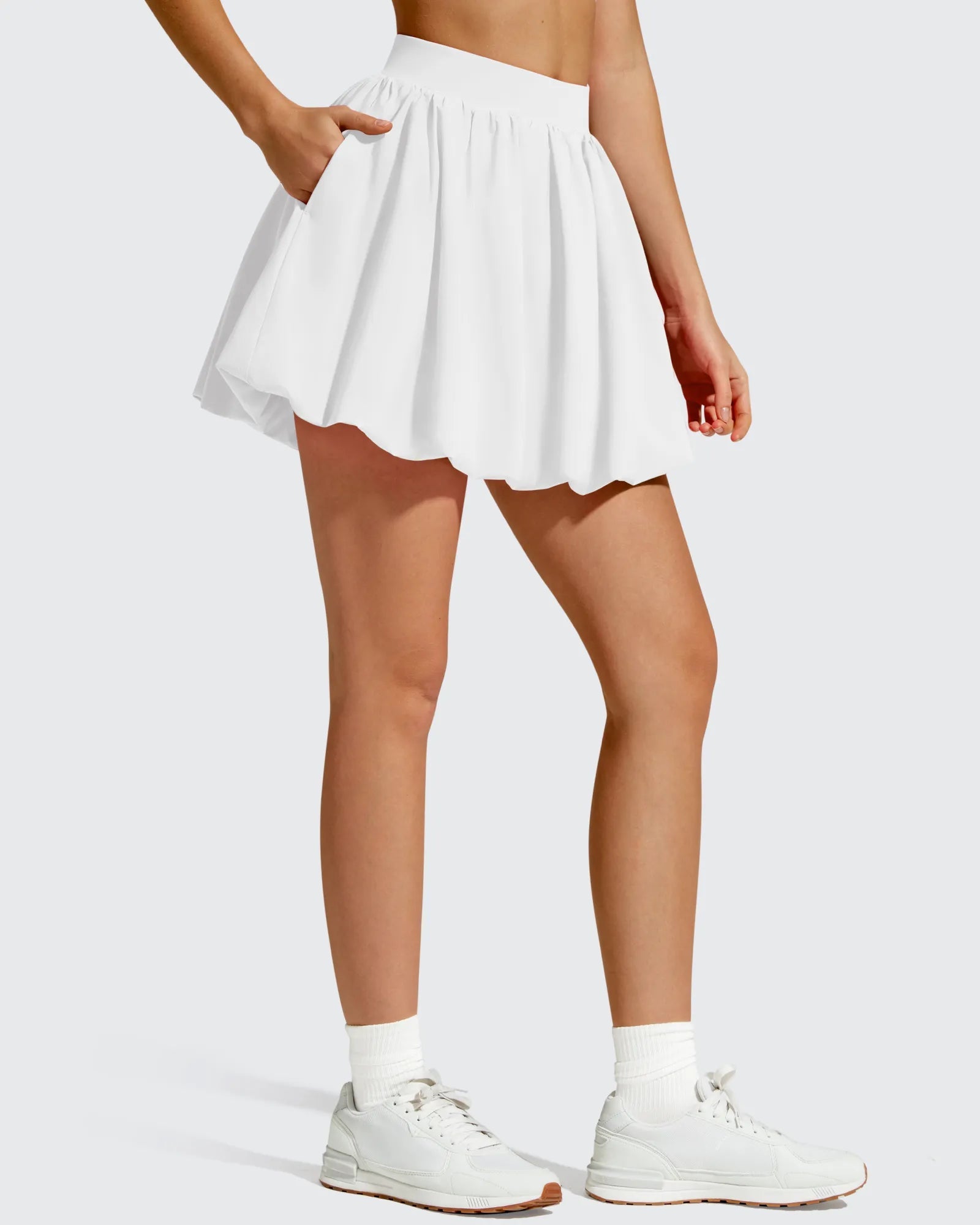 Chillwhisp | Tennis Skirt with Ruffled Hem & Inner Shorts | Lightweight Design for Comfort and Style
