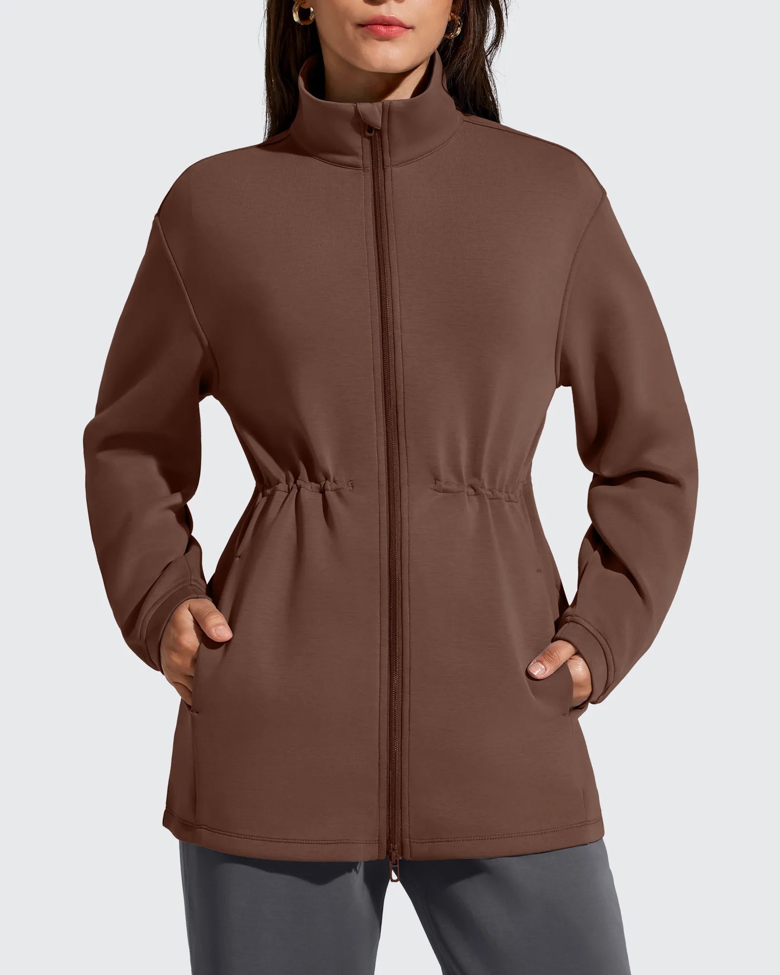 Cinch Waist Jacket | Adjustable Fit with Comfortable Design | Versatile Layering for Everyday Wear