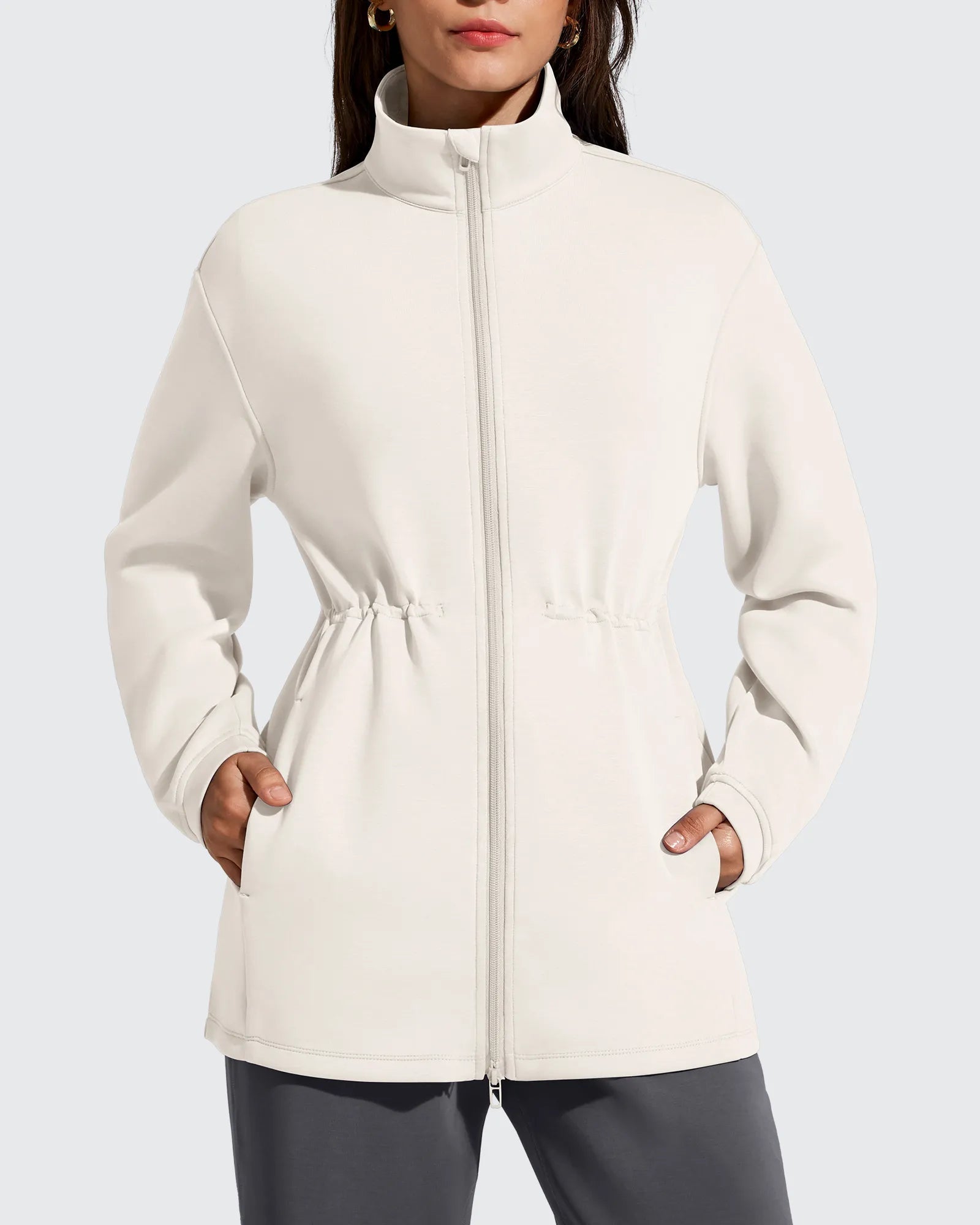 Cinch Waist Jacket | Adjustable Fit with Comfortable Design | Versatile Layering for Everyday Wear