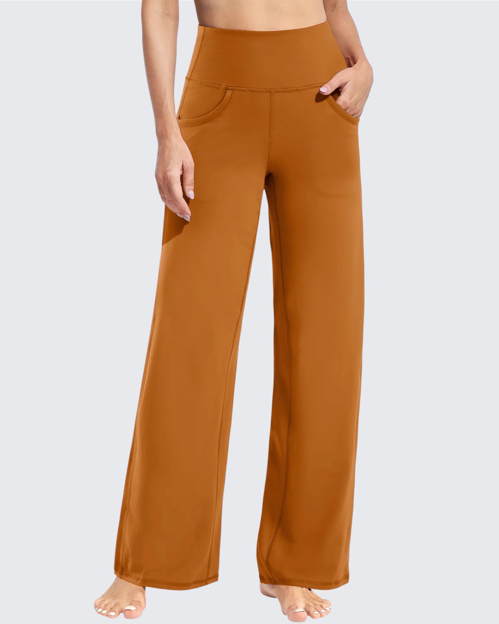 Comfort Fit | Women's Wide Leg Yoga Pants with Pockets | Soft Fabric for All-Day Wear