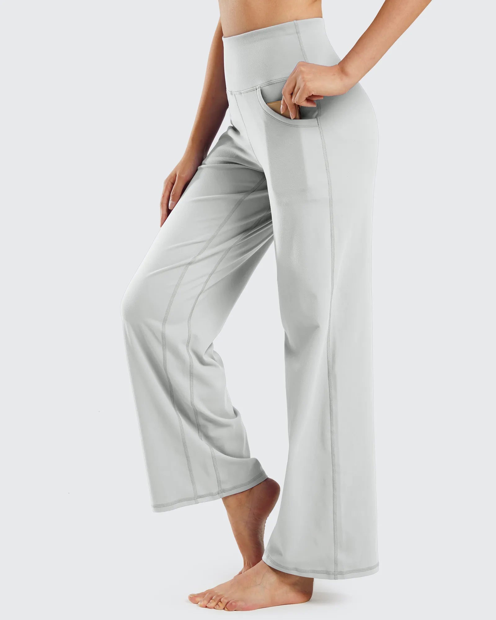 Comfort Fit | Women's Wide Leg Yoga Pants with Pockets | Soft Fabric for All-Day Wear