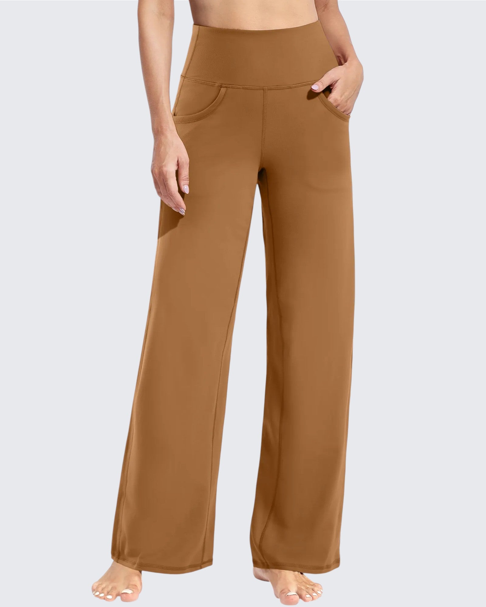 Comfort Fit | Women's Wide Leg Yoga Pants with Pockets | Soft Fabric for All-Day Wear
