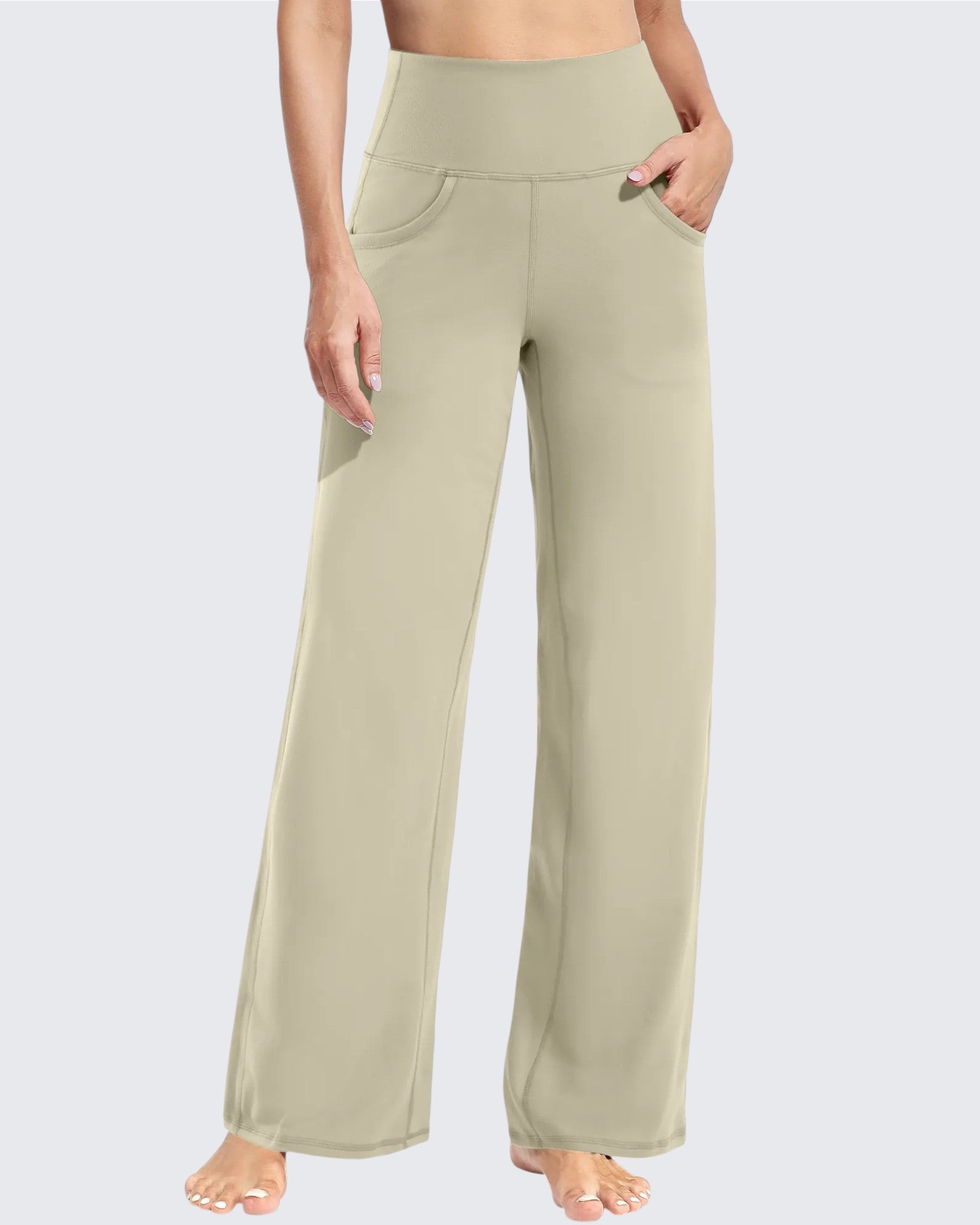Comfort Fit | Women's Wide Leg Yoga Pants with Pockets | Soft Fabric for All-Day Wear