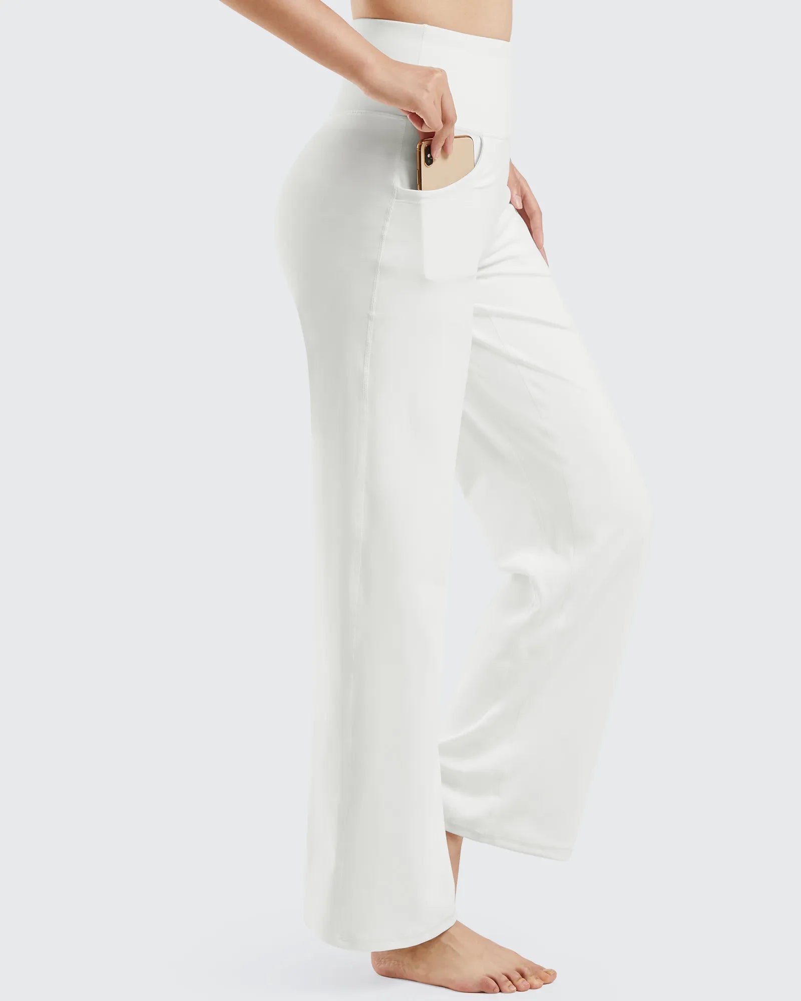 Comfort Fit | Women's Wide Leg Yoga Pants with Pockets | Soft Fabric for All-Day Wear