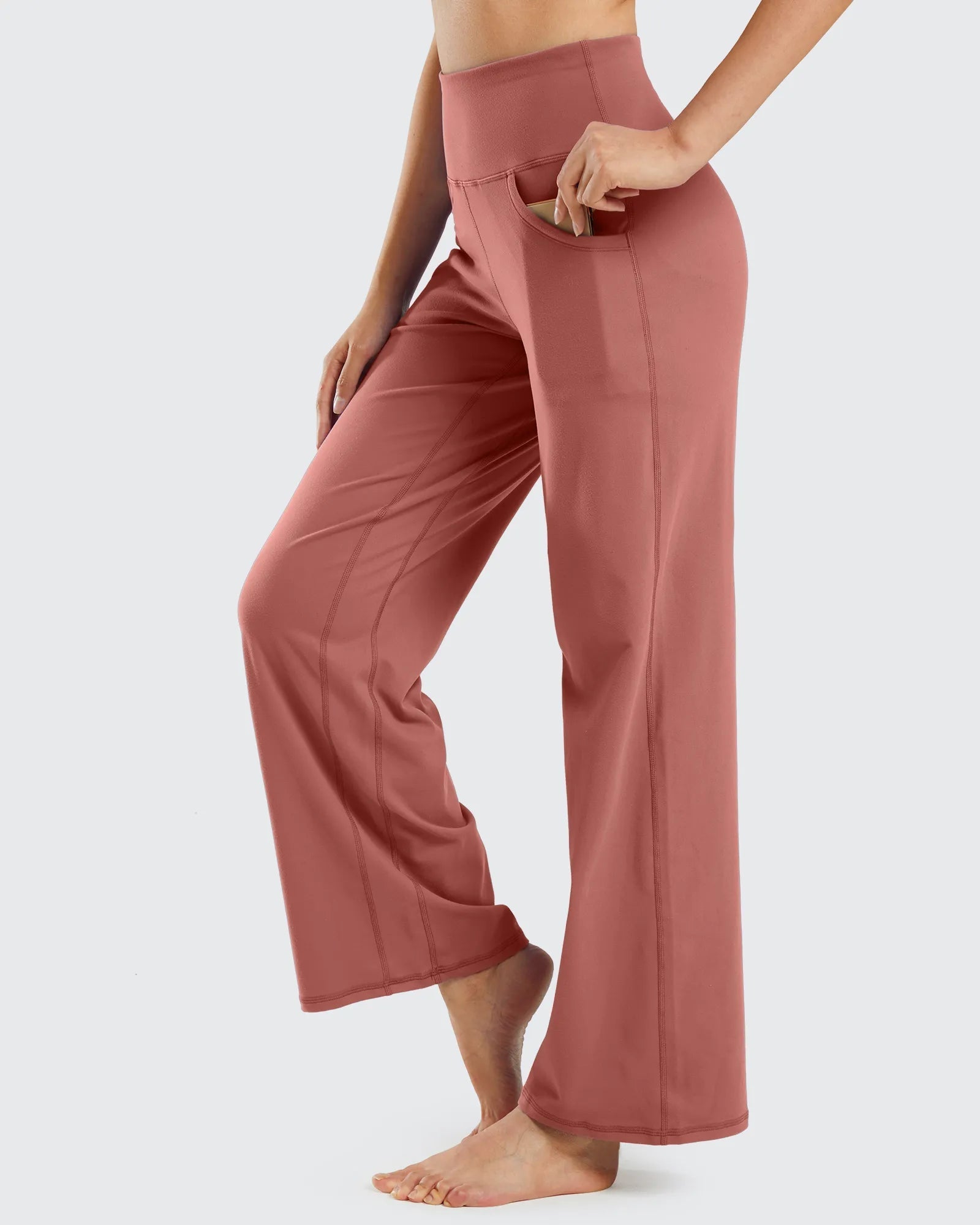Comfort Fit | Women's Wide Leg Yoga Pants with Pockets | Soft Fabric for All-Day Wear