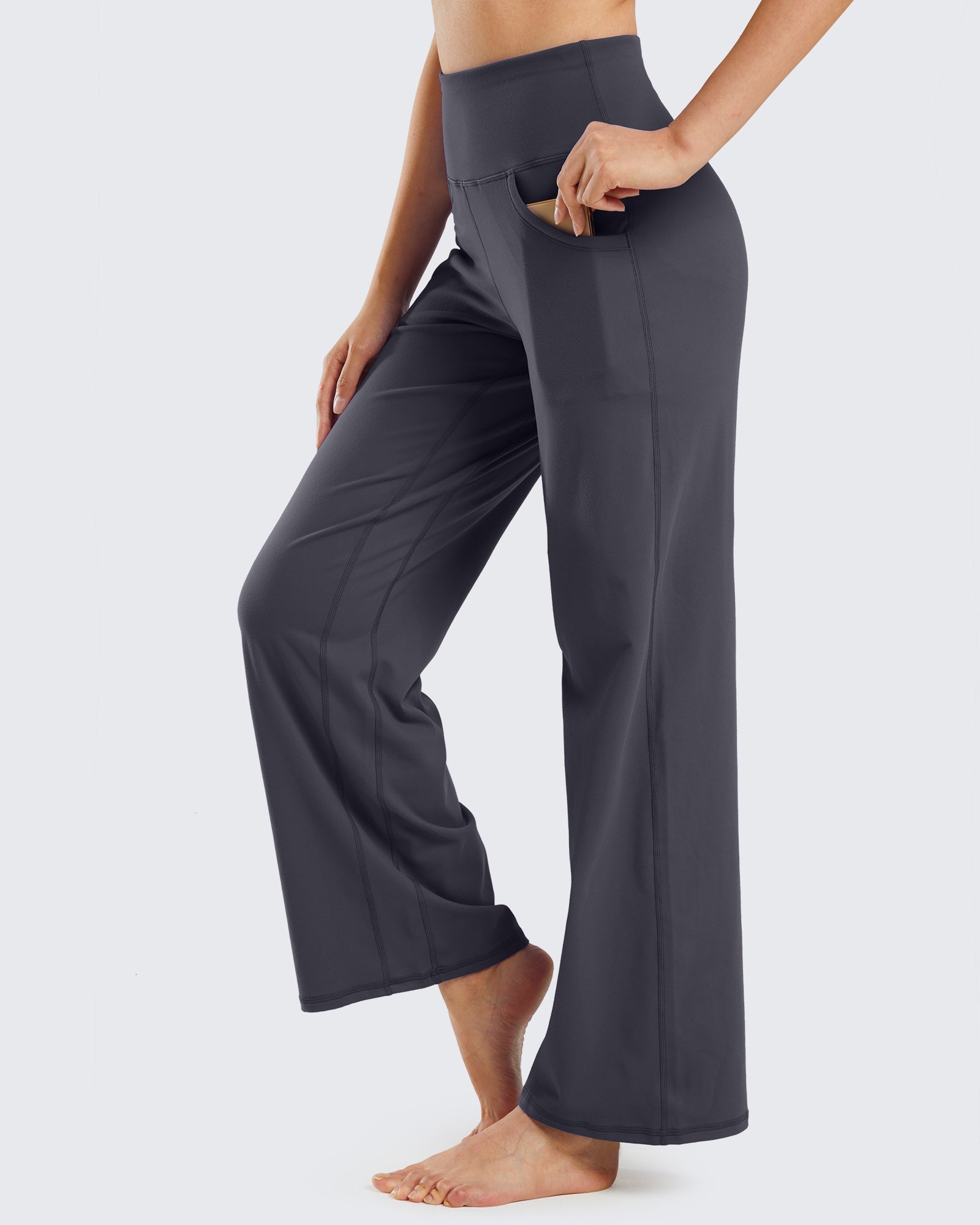 Comfort Fit | Women's Wide Leg Yoga Pants with Pockets | Soft Fabric for All-Day Wear