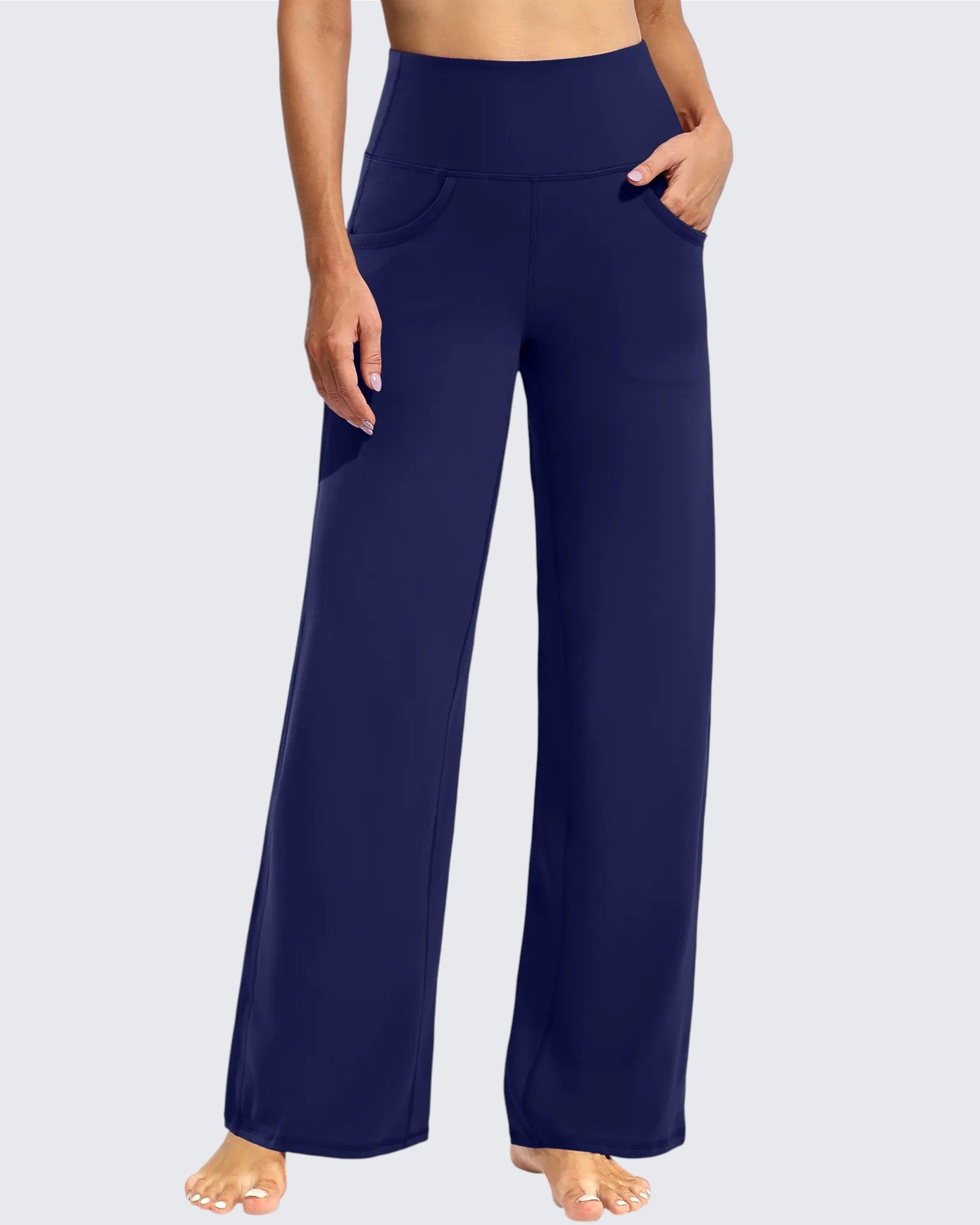 Comfort Fit | Women's Wide Leg Yoga Pants with Pockets | Soft Fabric for All-Day Wear