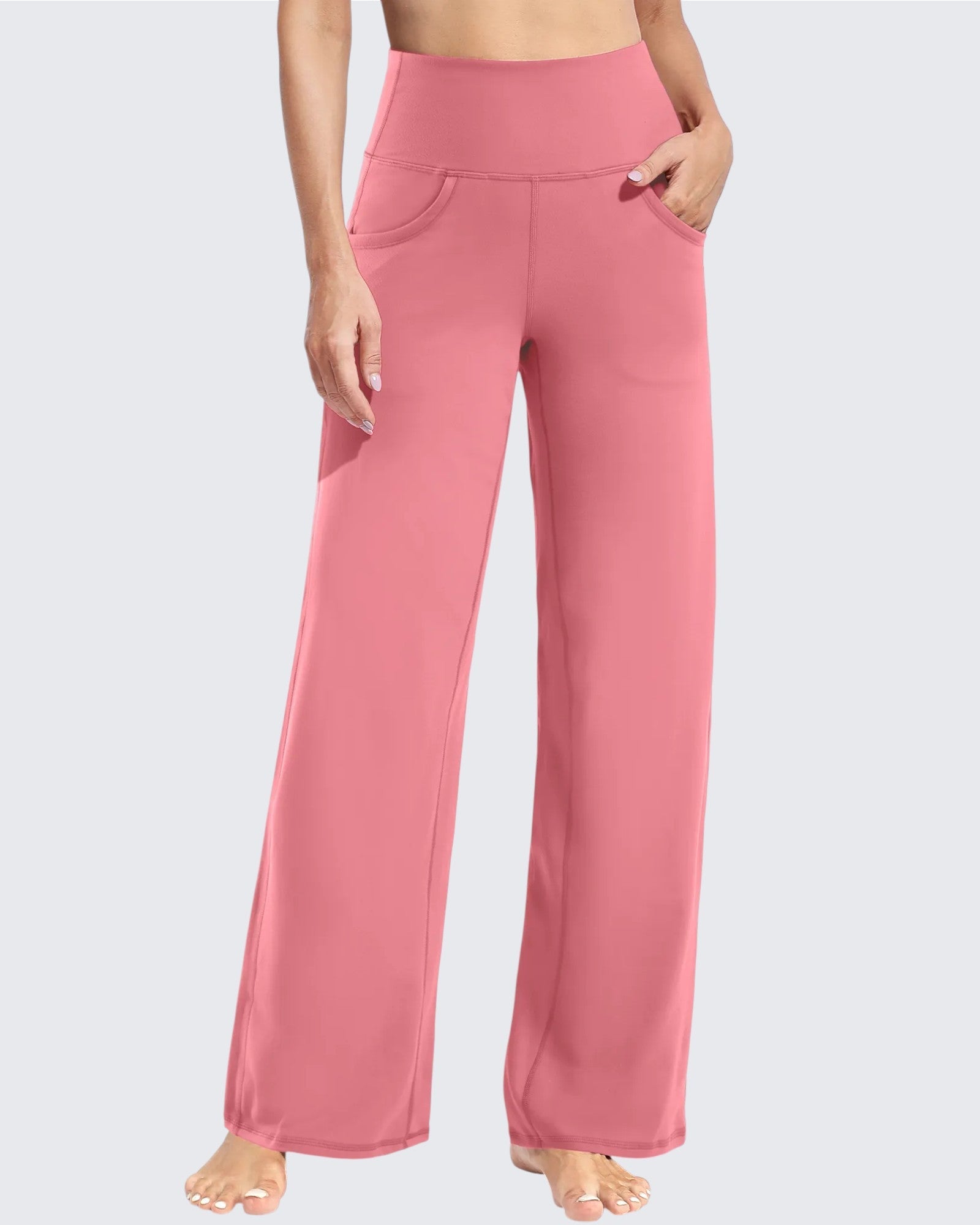 Comfort Fit | Women's Wide Leg Yoga Pants with Pockets | Soft Fabric for All-Day Wear