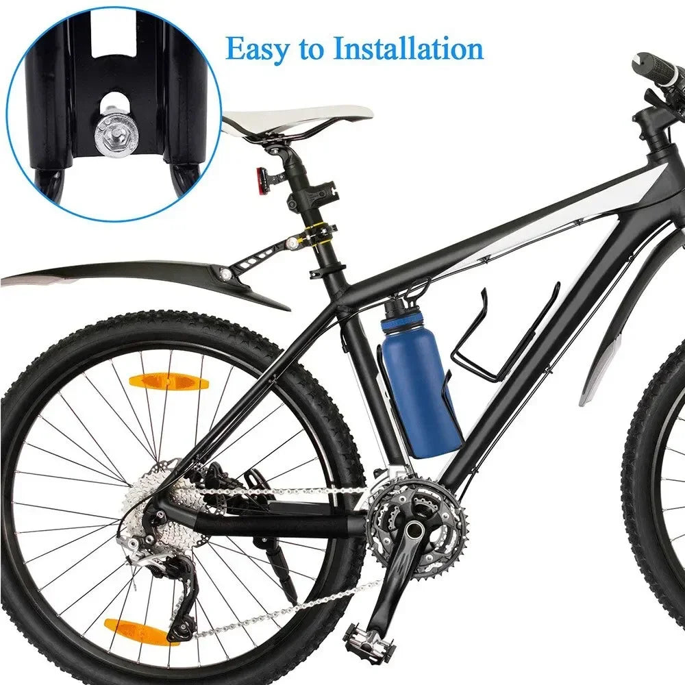 Cycling Essentials | Aluminum Alloy Bike Water Bottle Holder with Easy Access Design | Lightweight Hydration Solution for All Bikes