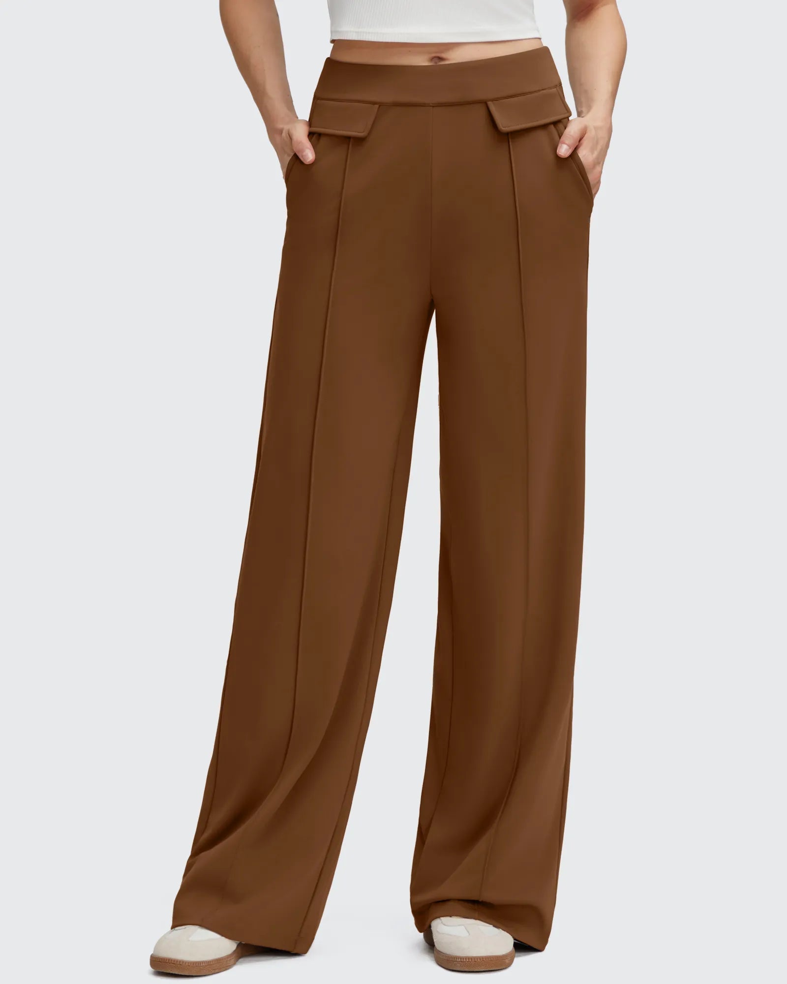 EverGoing | Wide Leg Trousers for Women with Flap Pockets | Luxurious Comfort for All-Day Wear