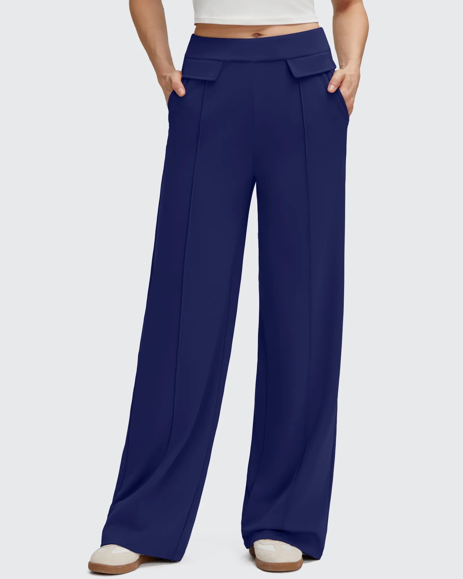 EverGoing | Wide Leg Trousers for Women with Flap Pockets | Luxurious Comfort for All-Day Wear