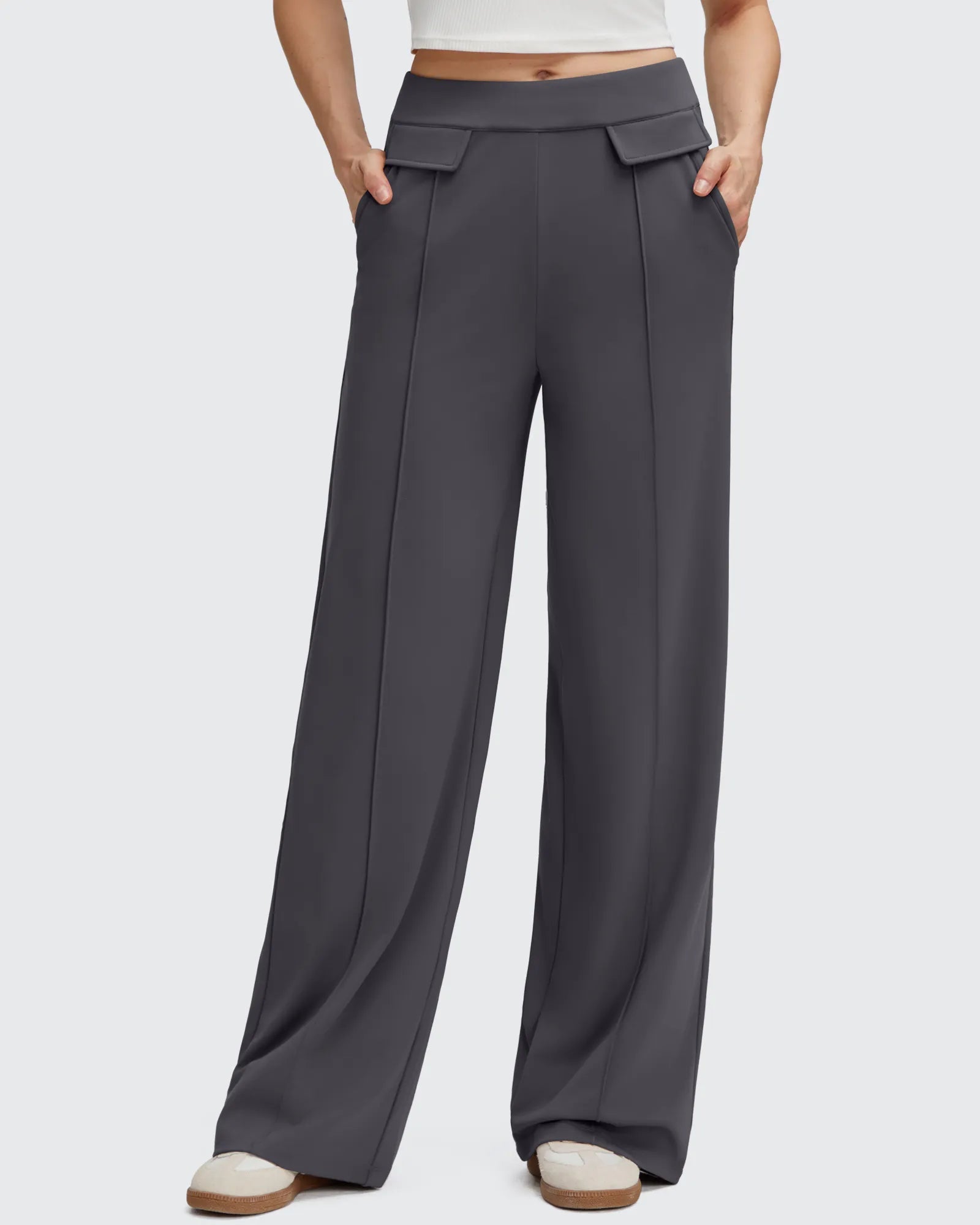 EverGoing | Wide Leg Trousers for Women with Flap Pockets | Luxurious Comfort for All-Day Wear