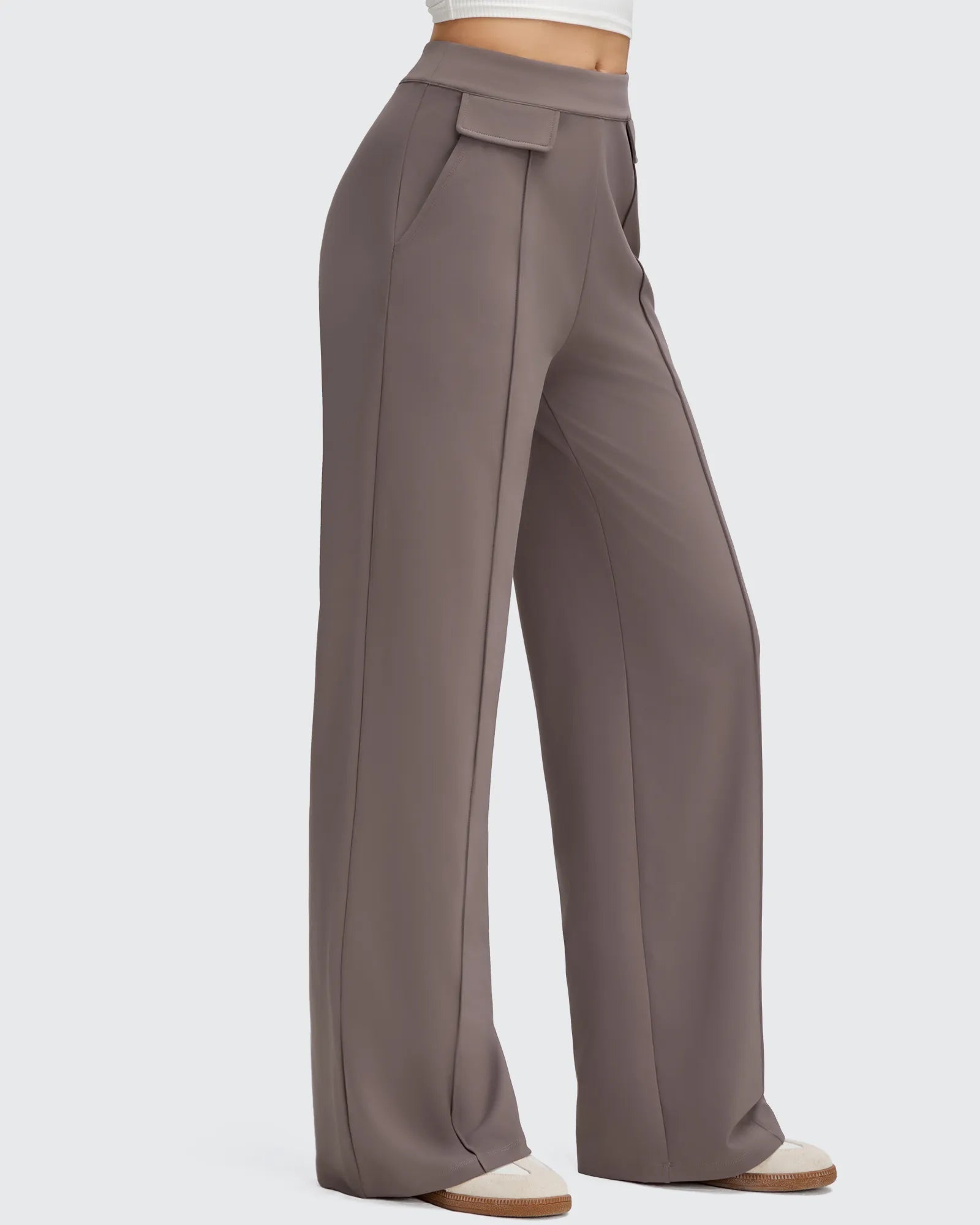 EverGoing | Wide Leg Trousers for Women with Flap Pockets | Luxurious Comfort for All-Day Wear
