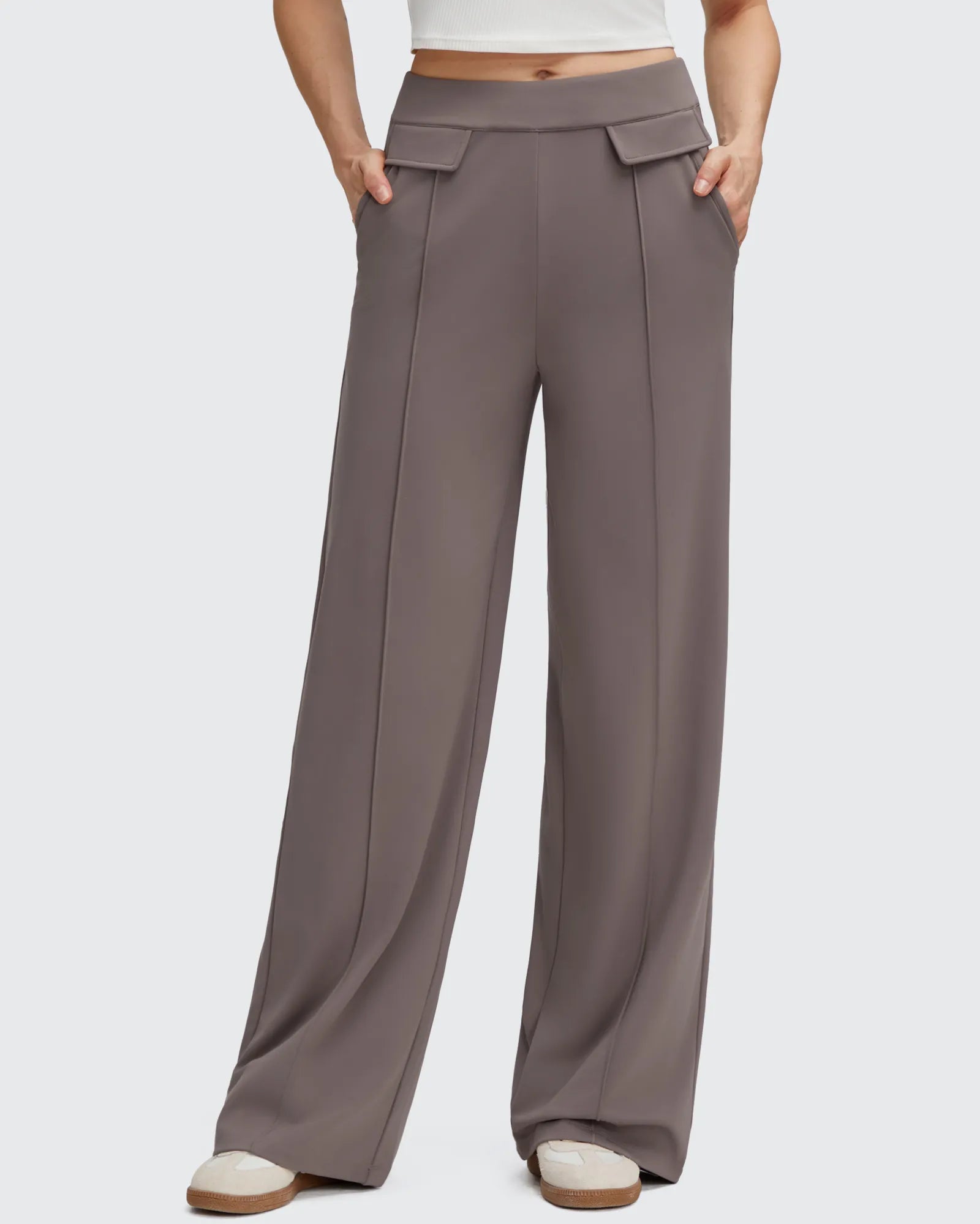 EverGoing | Wide Leg Trousers for Women with Flap Pockets | Luxurious Comfort for All-Day Wear