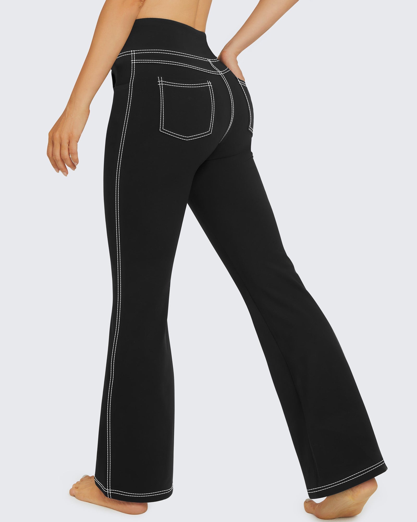 EverGoing | Women's High-Waisted Flare Work Pants with Stretchy Comfort | Stylish Fit for All-Day Wear
