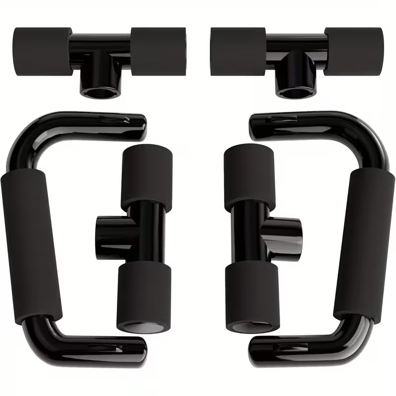 Fitness Gear | Push Up Handles with Foam Grip for Enhanced Stability | Compact Design for Effective Push Up Workouts