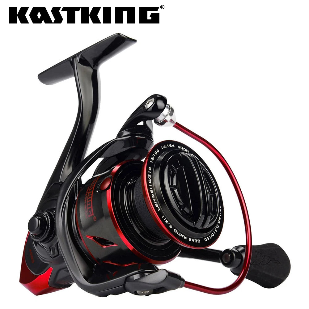 KastKing Sharky III | Spinning Reel with 39.5LB Drag Power | Water-Resistant Design for Smooth Fishing Performance