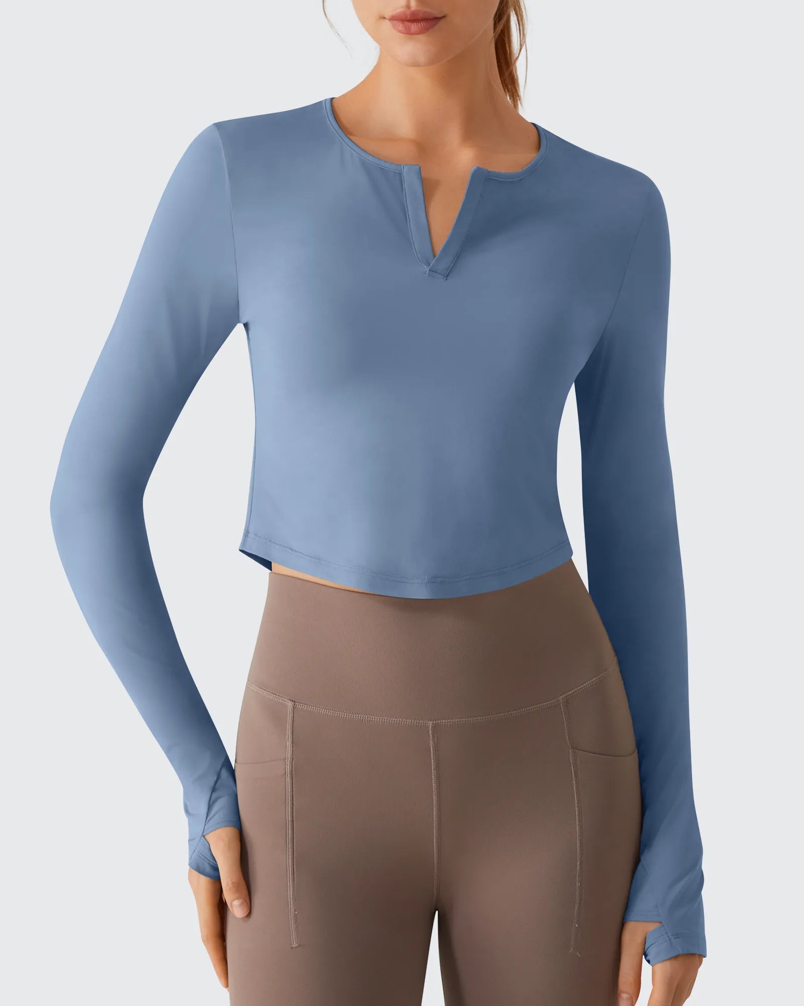 Lightbreeze | Men's Long Sleeve Shirt with UPF 50+ Protection | Breathable V-Neck for All-Day Comfort