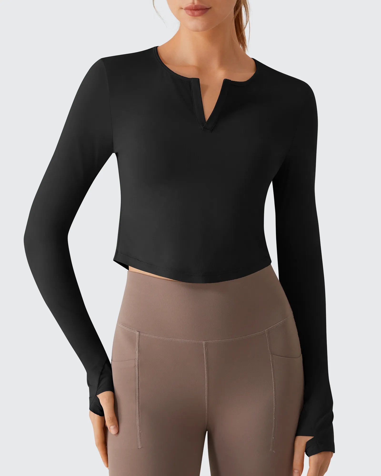 Lightbreeze | Men's Long Sleeve Shirt with UPF 50+ Protection | Breathable V-Neck for All-Day Comfort