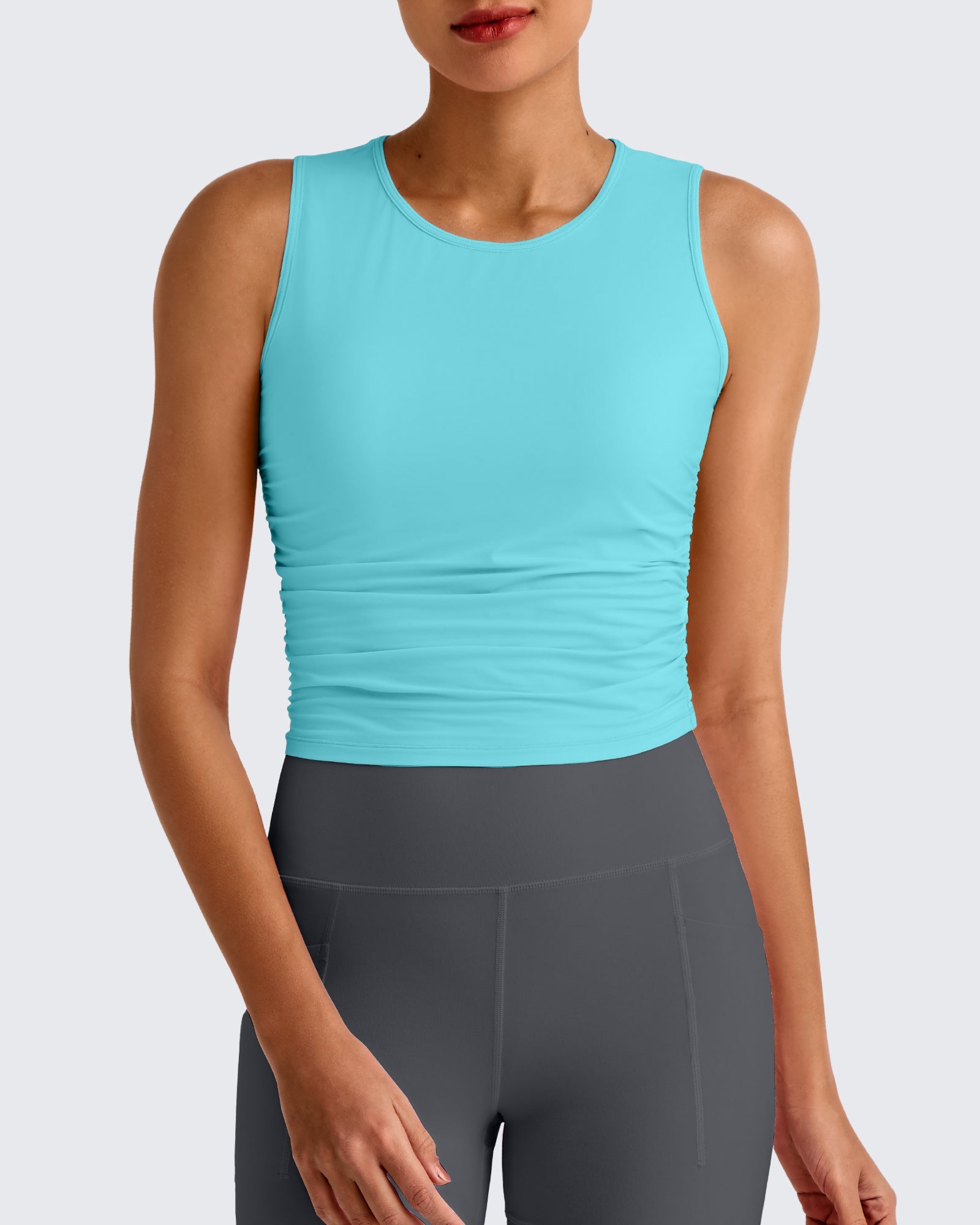 Lightbreeze | Workout Tank Tops for Women with Air-Light Fabric | Cropped Design for Comfort and Style