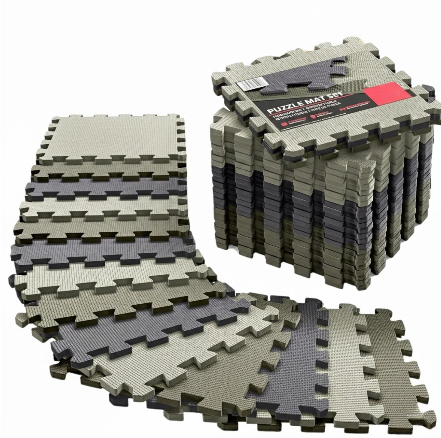 Modular EVA Foam Gym Mats with Non-Slip Surface | Versatile Home Gym Flooring for Safe Workouts