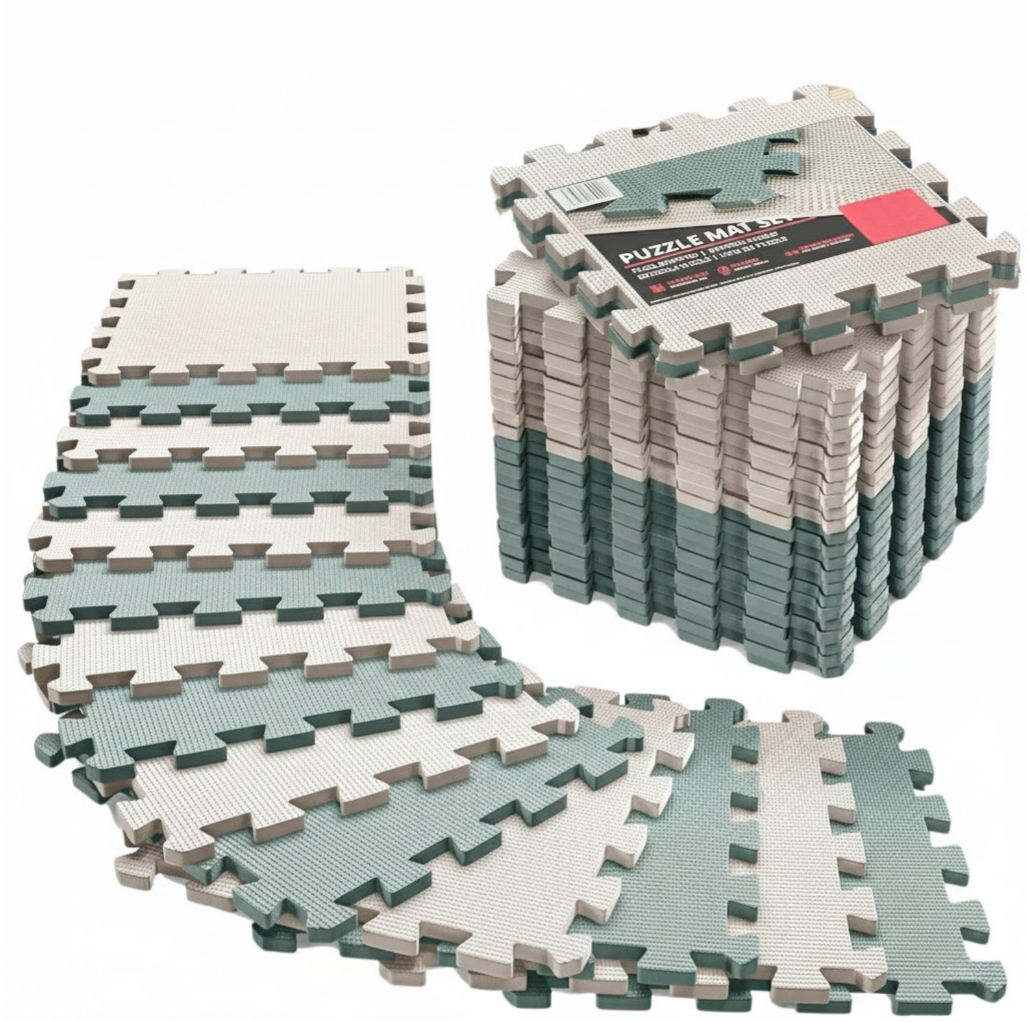 Modular EVA Foam Gym Mats with Non-Slip Surface | Versatile Home Gym Flooring for Safe Workouts