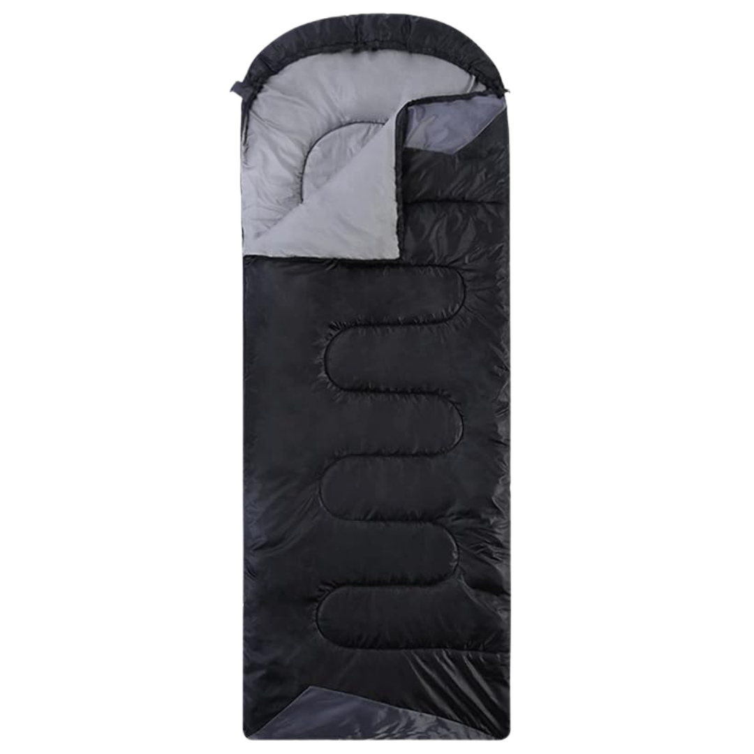 Outdoor Adventure | Camping Sleeping Bag with Water-Resistant Shell | Spacious Design for Cold-Season Comfort